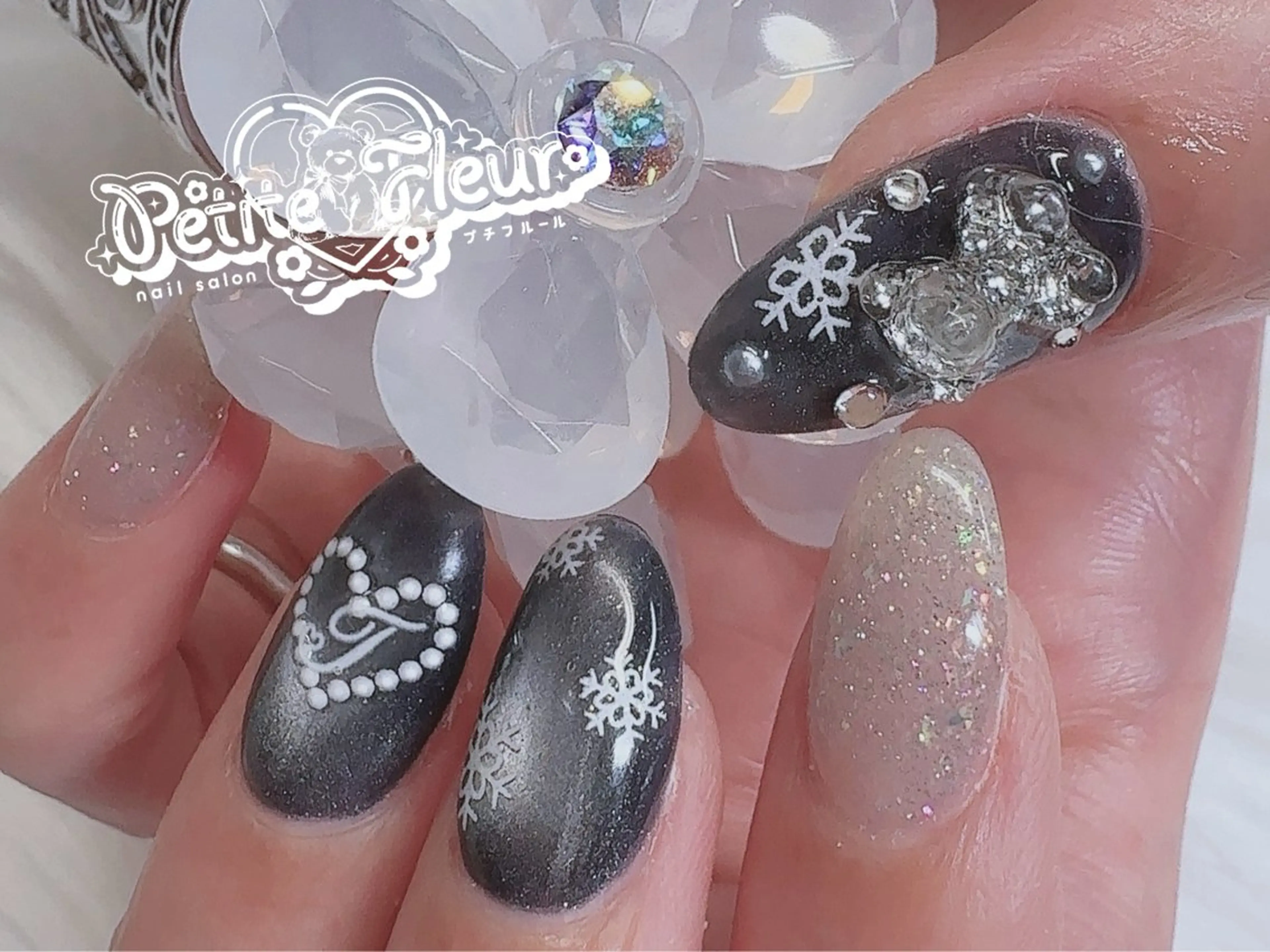 ネイル ハンドネイル ❁⃘*。Petite fleur❁⃘*りさのネイルデザイン