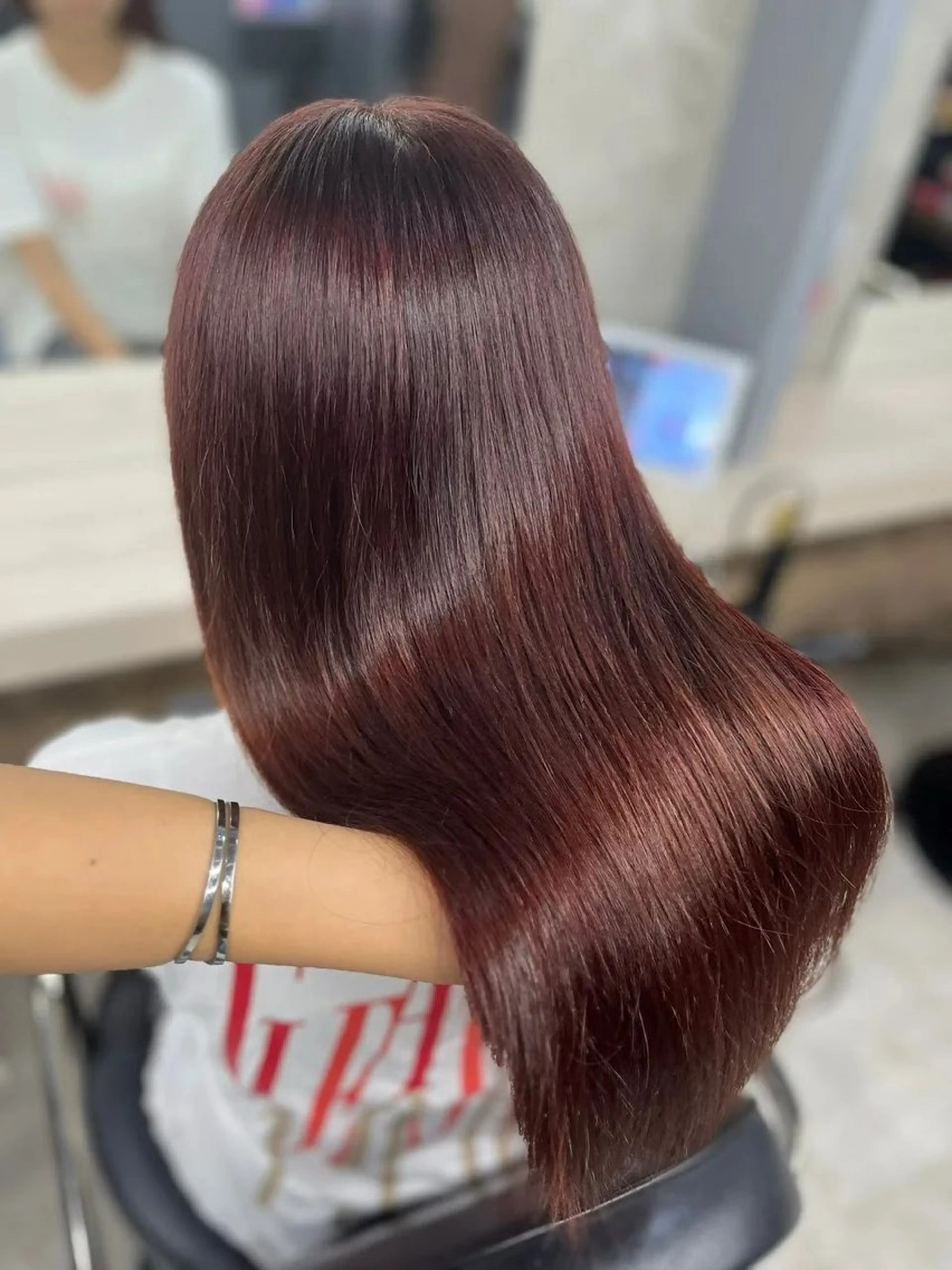 ロング カラー カット ヘアカラー トリートメント 🐈‍⬛多系統🕶 tsubura🖤のヘアスタイル