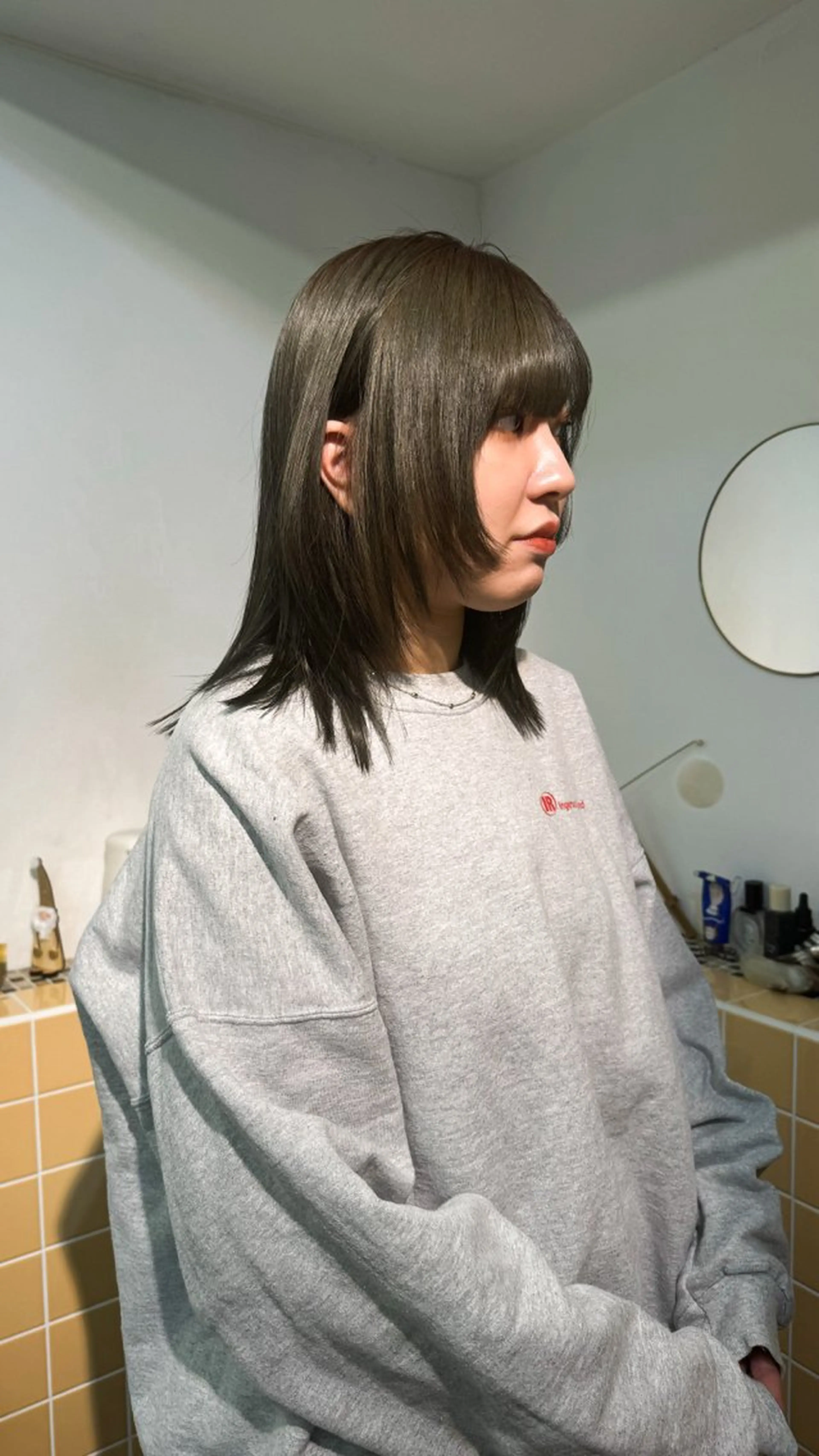 ミディアム カラー カット ヘアカラー トリートメント Seeknext // Rukaのヘアスタイル