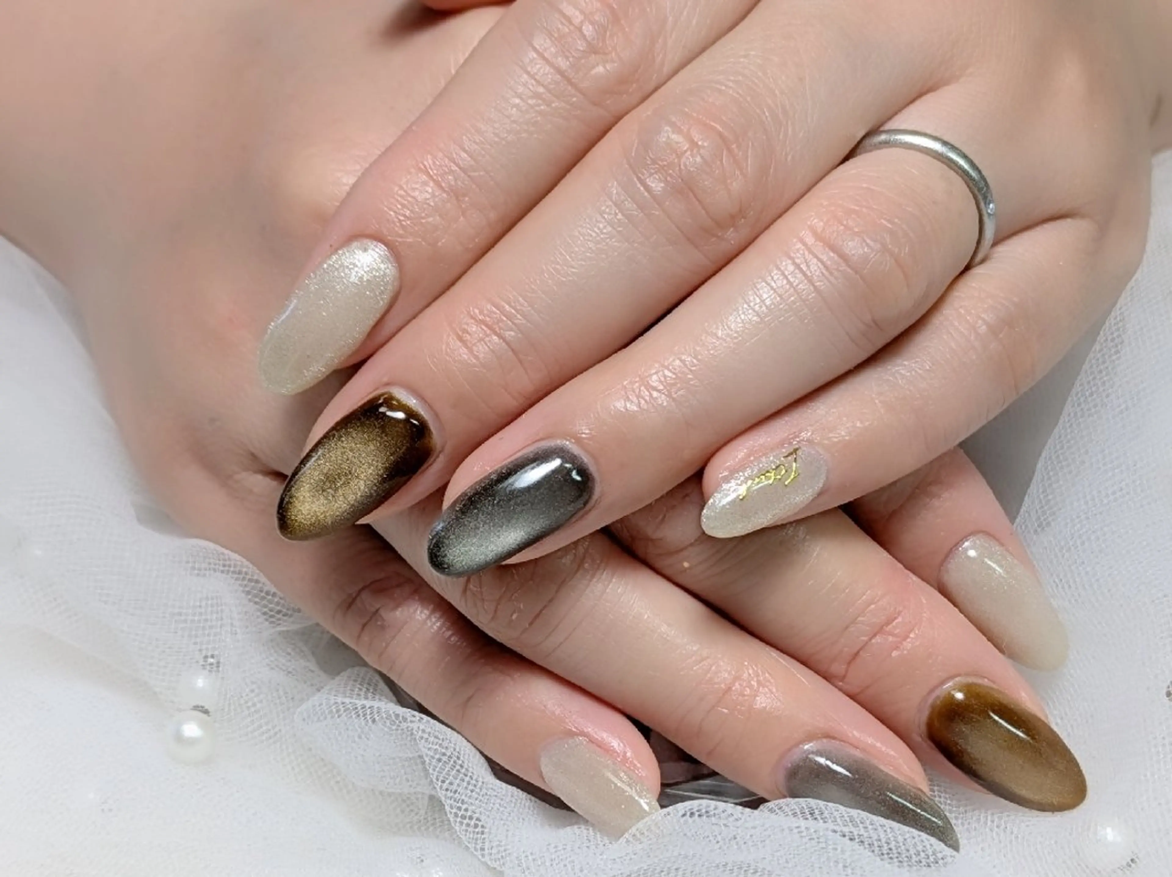 ネイル ジェルネイル ワンカラーネイル ハンドネイル m&pPrivate nailsalonのネイルデザイン