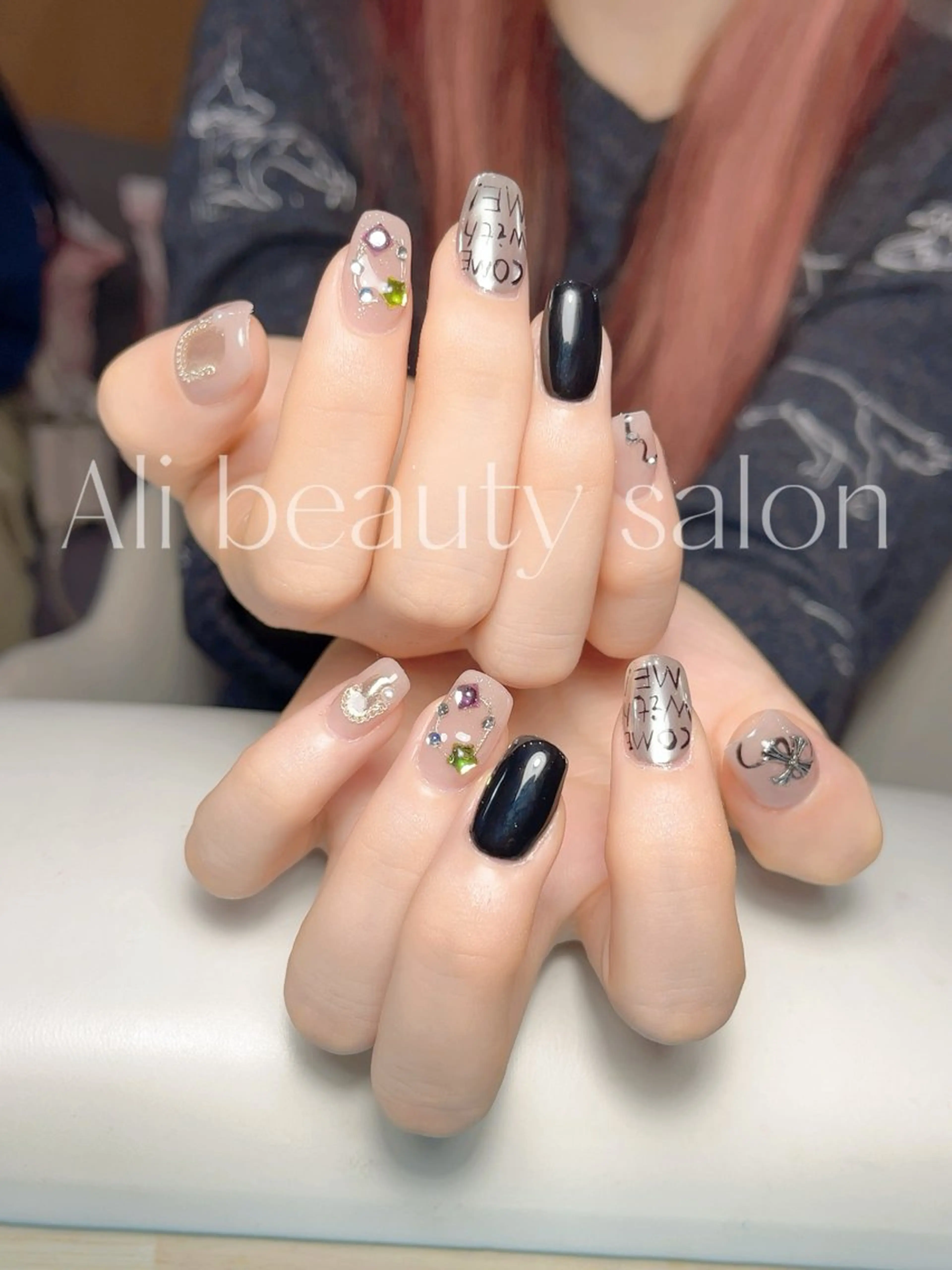 ネイル ミラーネイル ハンドネイル Ali 新小岩 ネイル専門のネイルデザイン