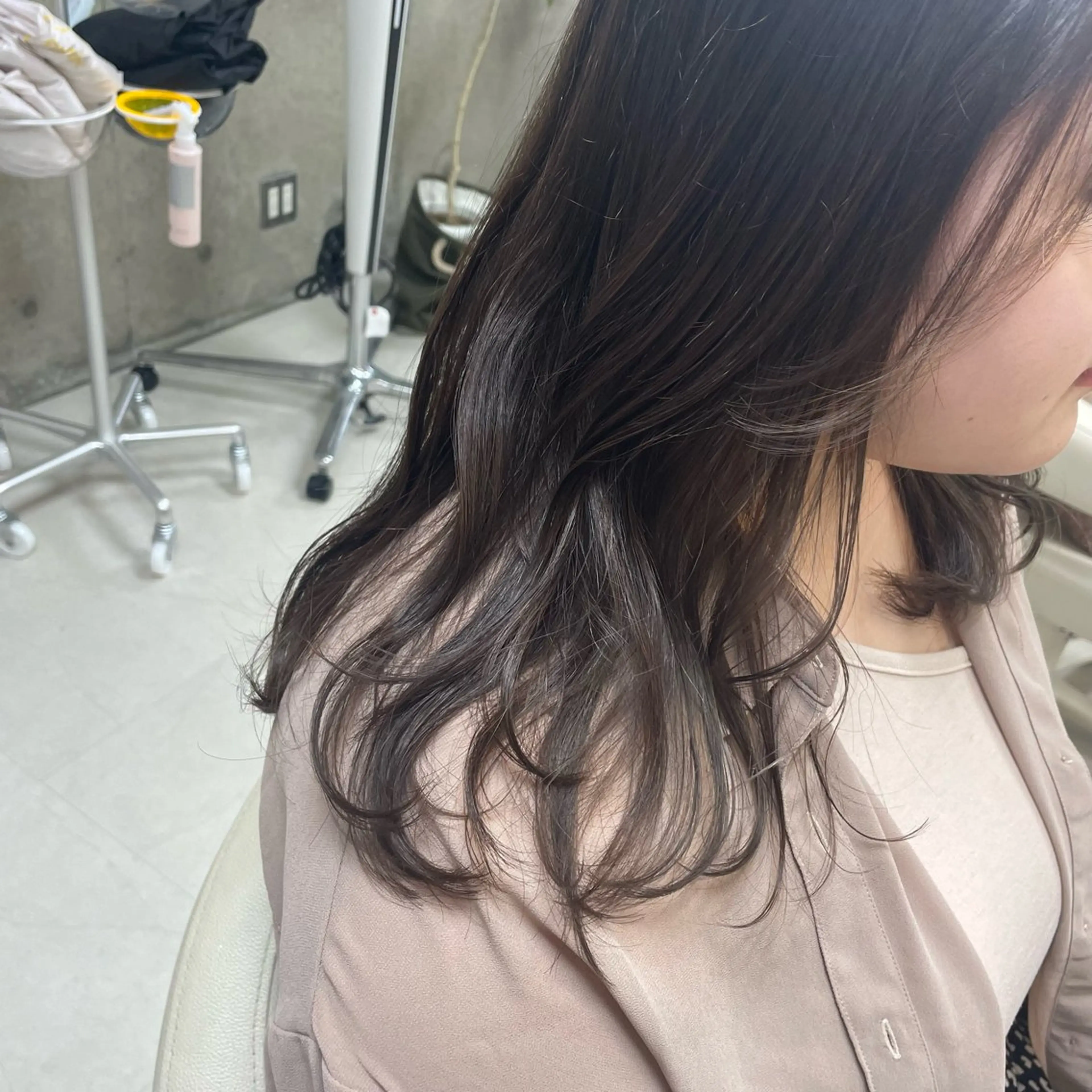 ロング カラー カット ヘアカラー トリートメント Lemupu所属・坂本 沙也加のヘアスタイル