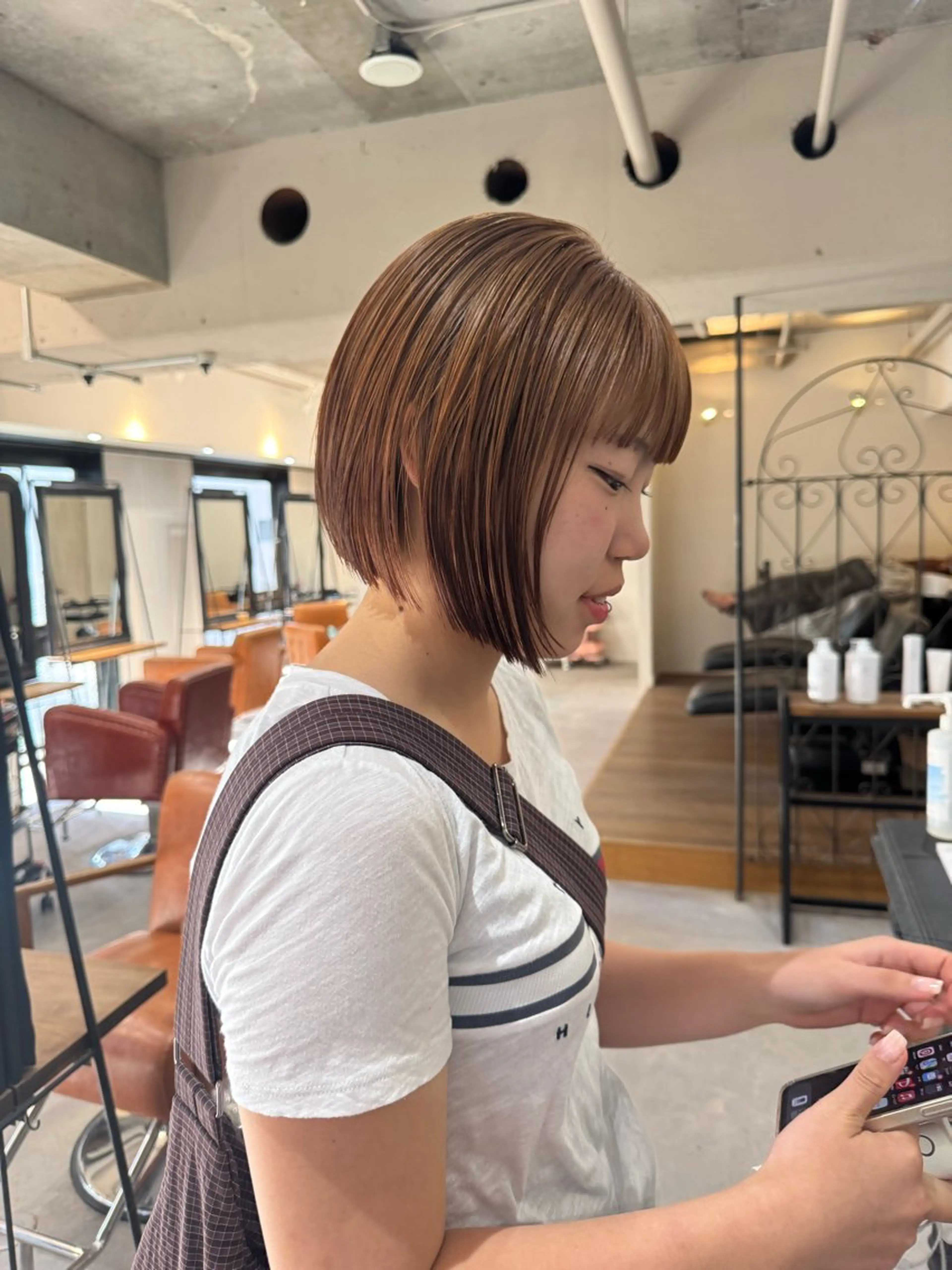 ショート カラー ボブ美容師 /馬場 翼のヘアスタイル