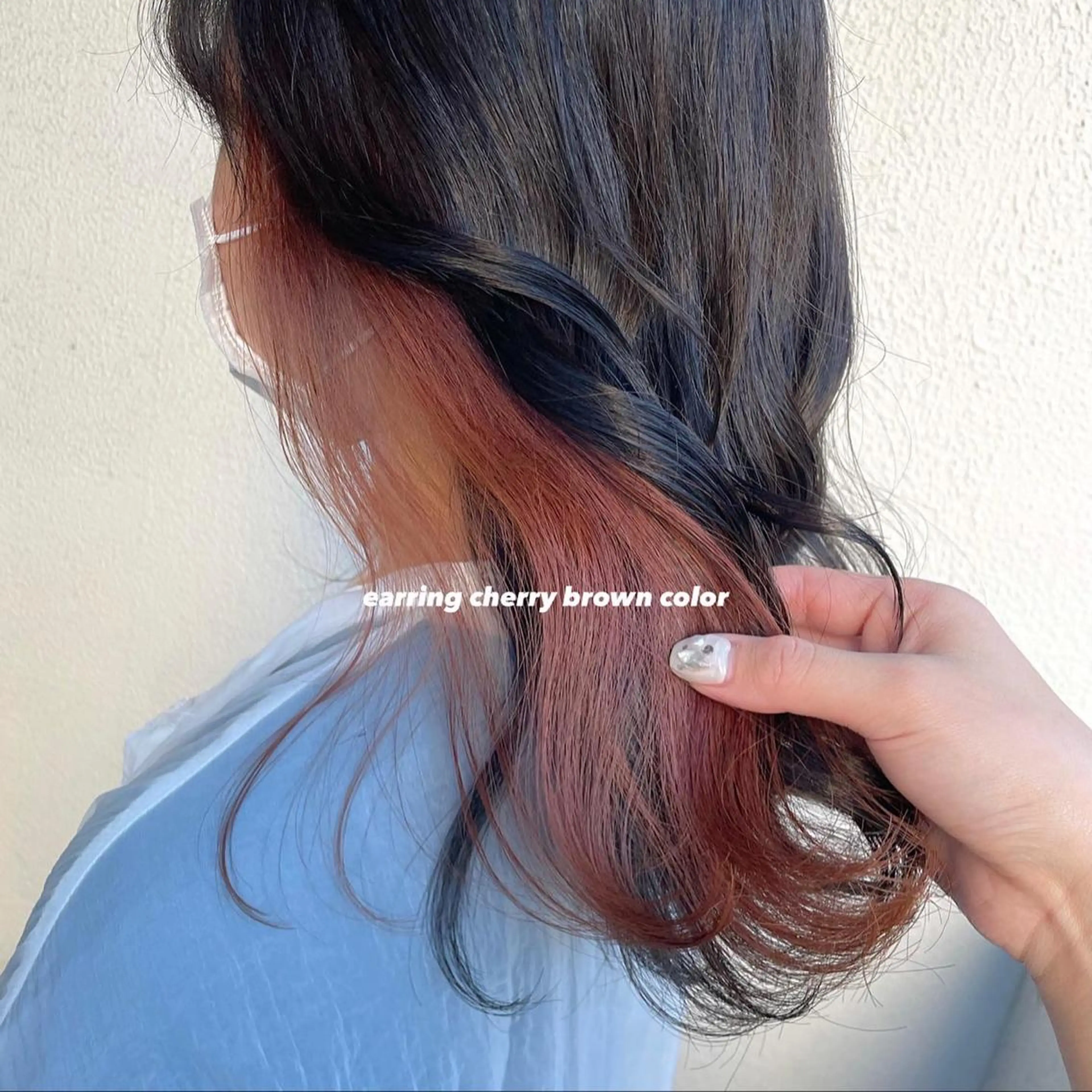 セミロング カラー パーマ ヘアアレンジ メンズ キッズ ネイル マツエク・マツパ 透明感カラー・レイヤ ー🎀amika🎀のヘアスタイル