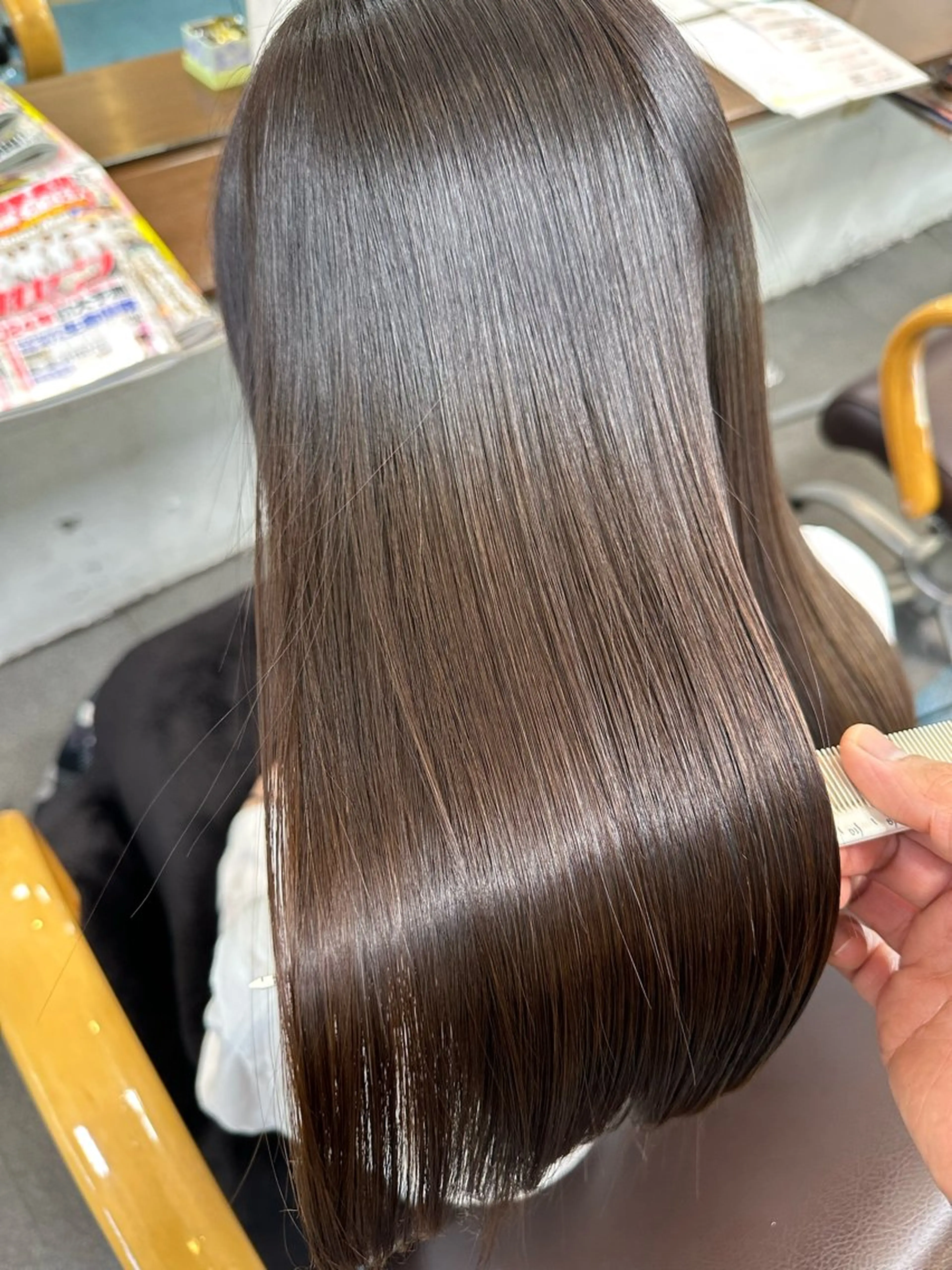 ロング カラー 髪質改善 カット ヘアカラー トリートメント 【髪質改善】に特化 オリーブオイルクラブのヘアスタイル