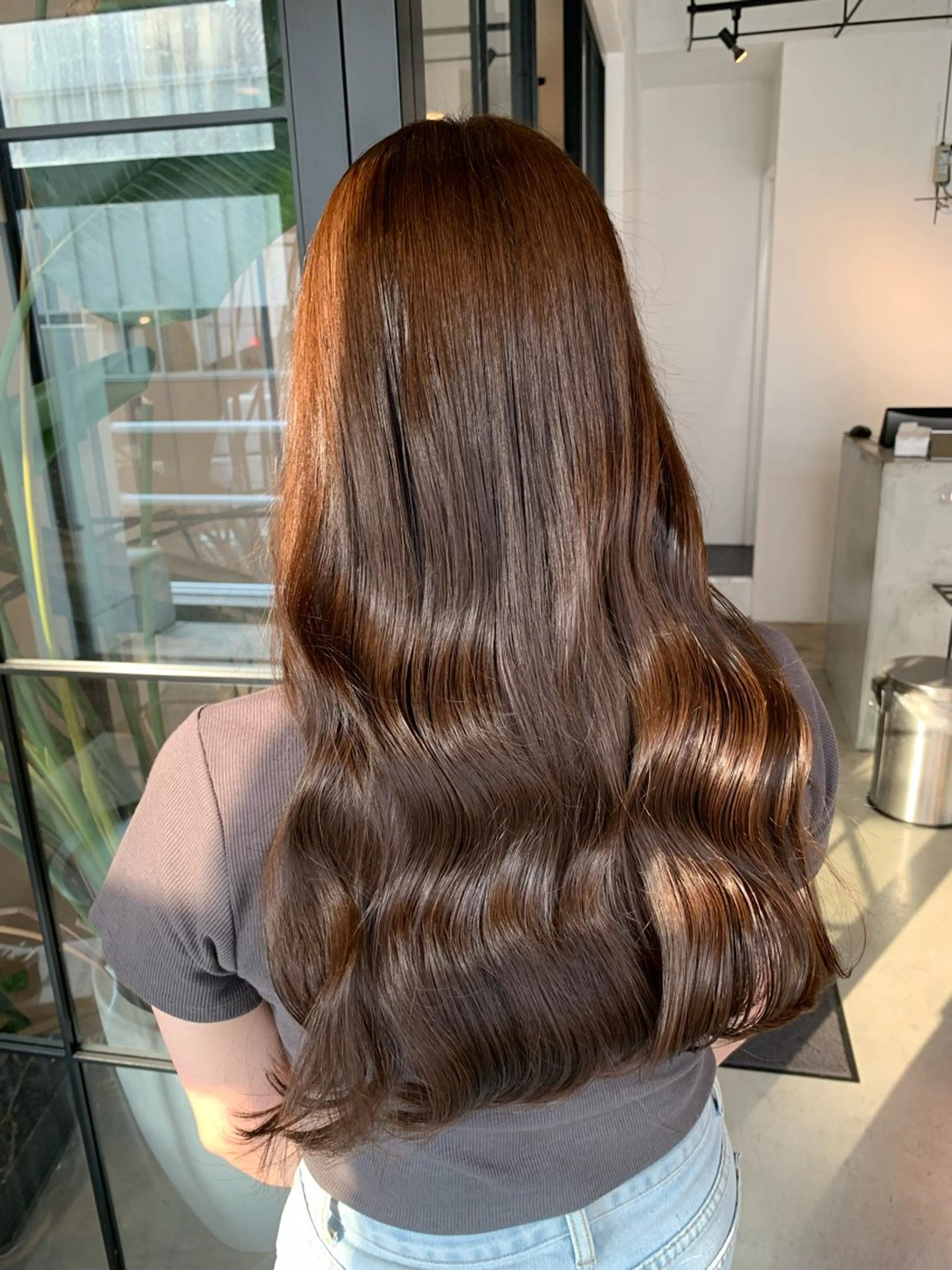 ロング カラー ベージュカラー🌿 新潟駅/青木結月のヘアスタイル
