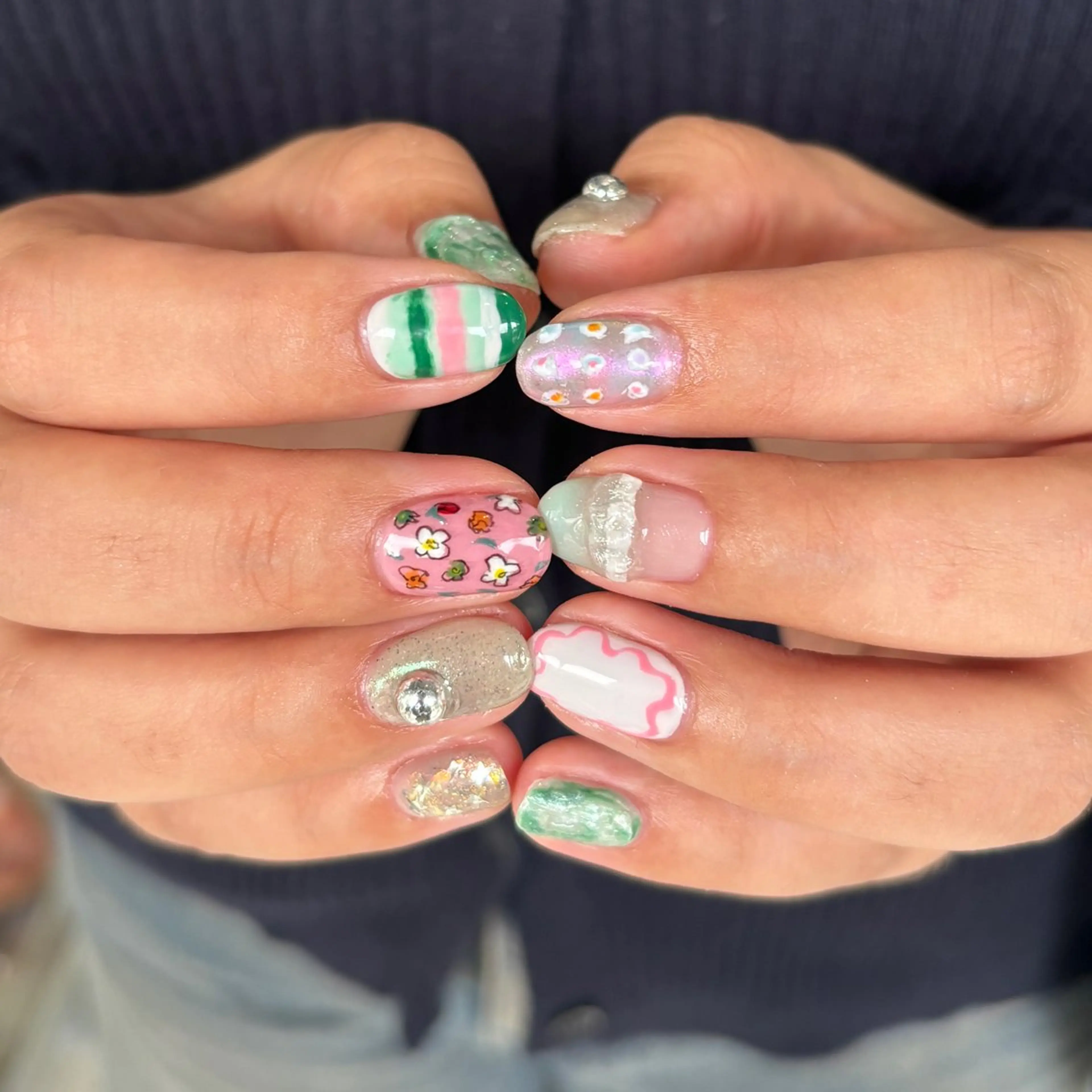 ネイル ハンドネイル hinako /個性派ニュアンスのネイルデザイン