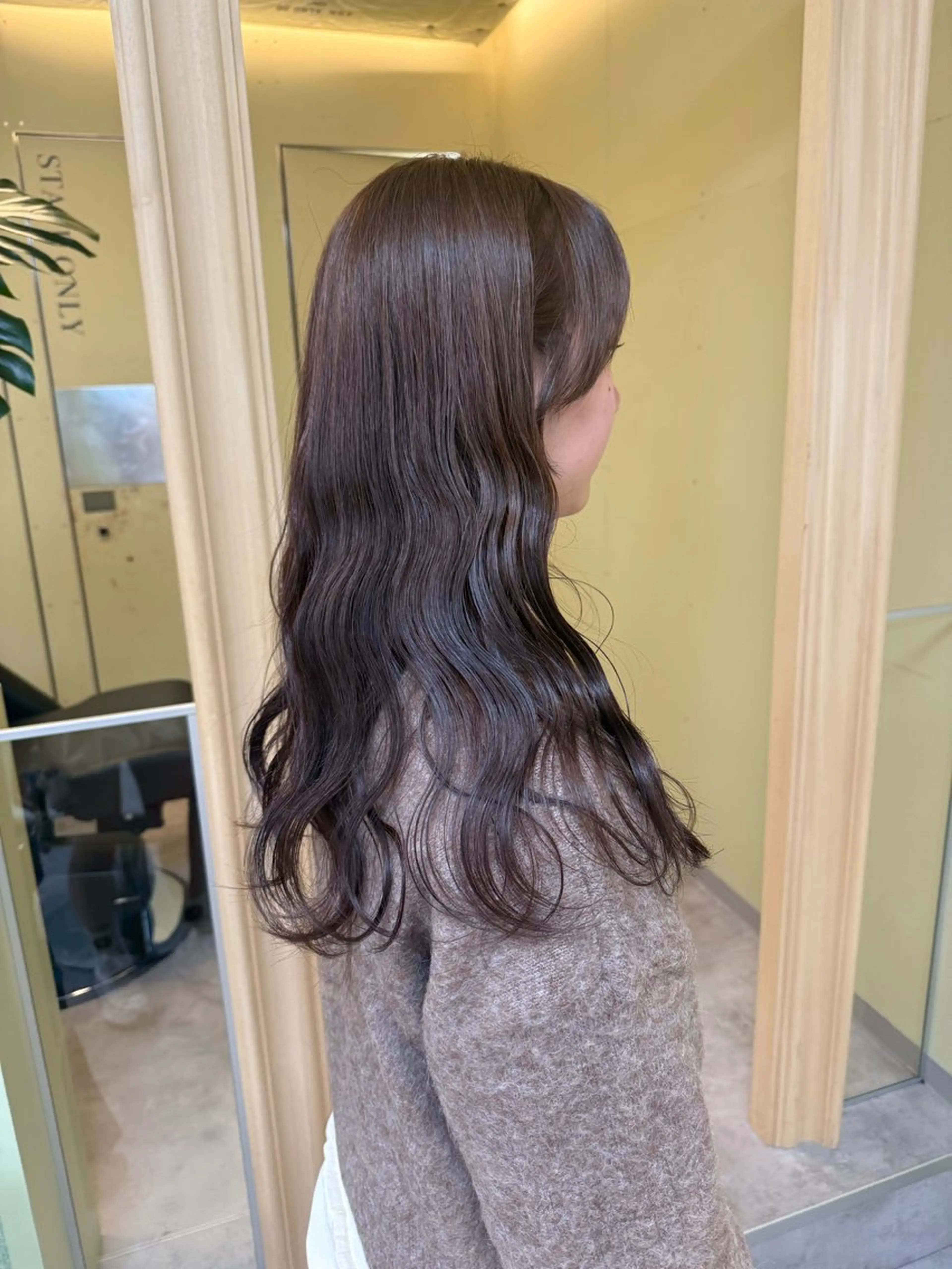 セミロング カラー カット ヘアカラー 伶風/ボブ/ ハッシュカットのヘアスタイル