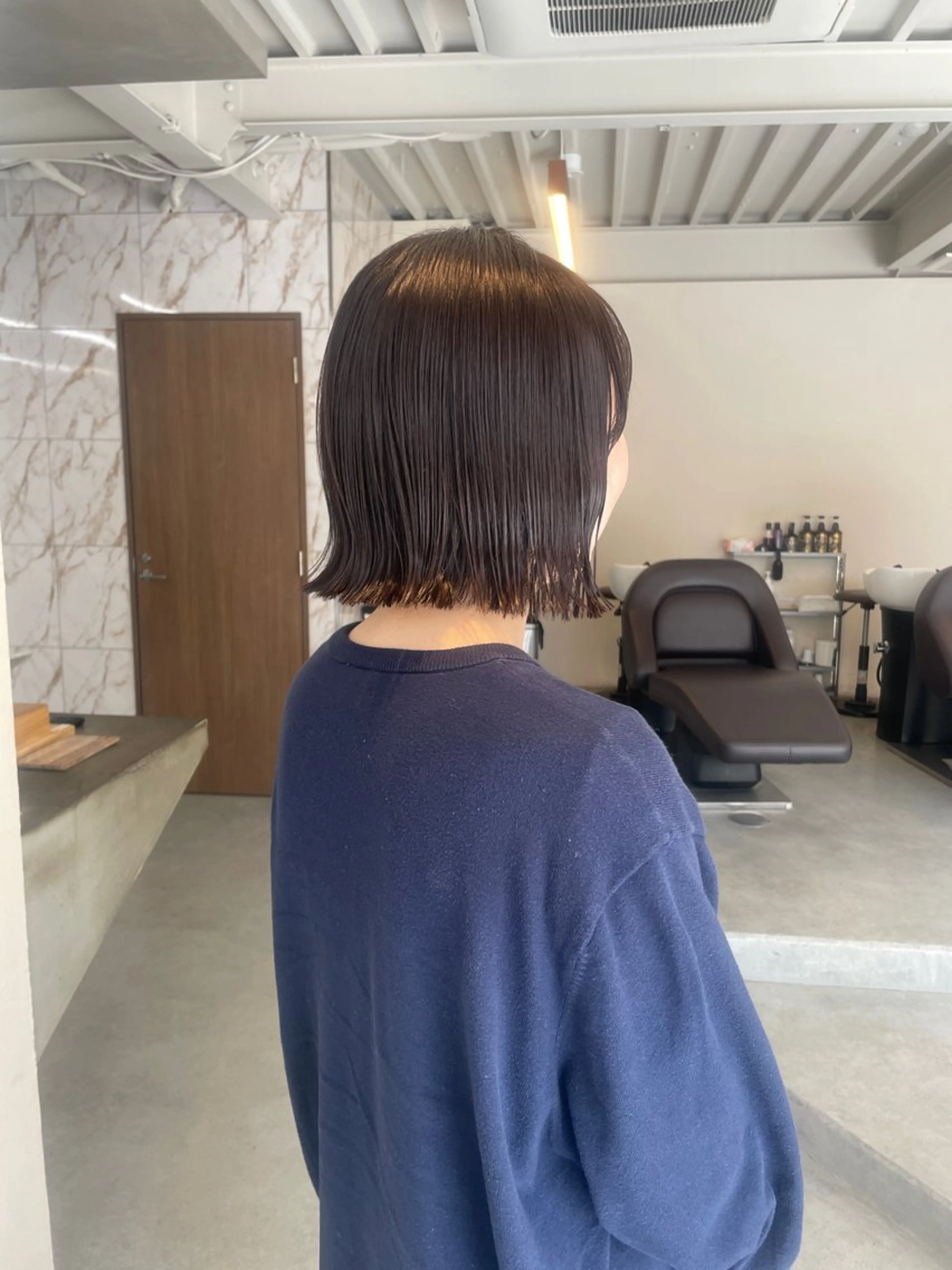 ミディアム カラー アッシュ 韓国風ヘア タッセルカット カット ヘアカラー ヘアセット Masena所属・💎韓国風レイヤー /ボブ💎Namiのヘアスタイル