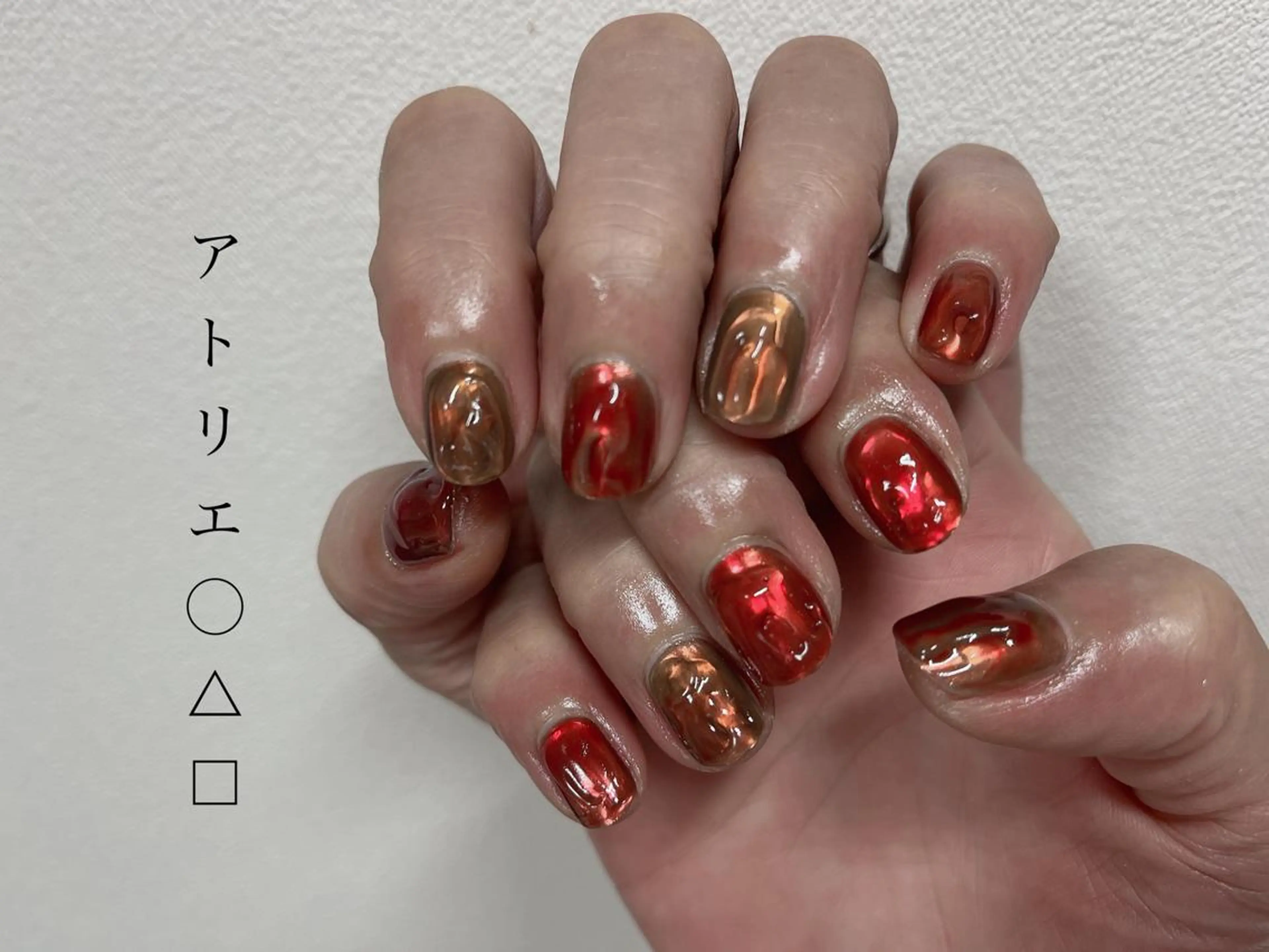 ネイル ハンドネイル アトリエ ○△□のネイルデザイン