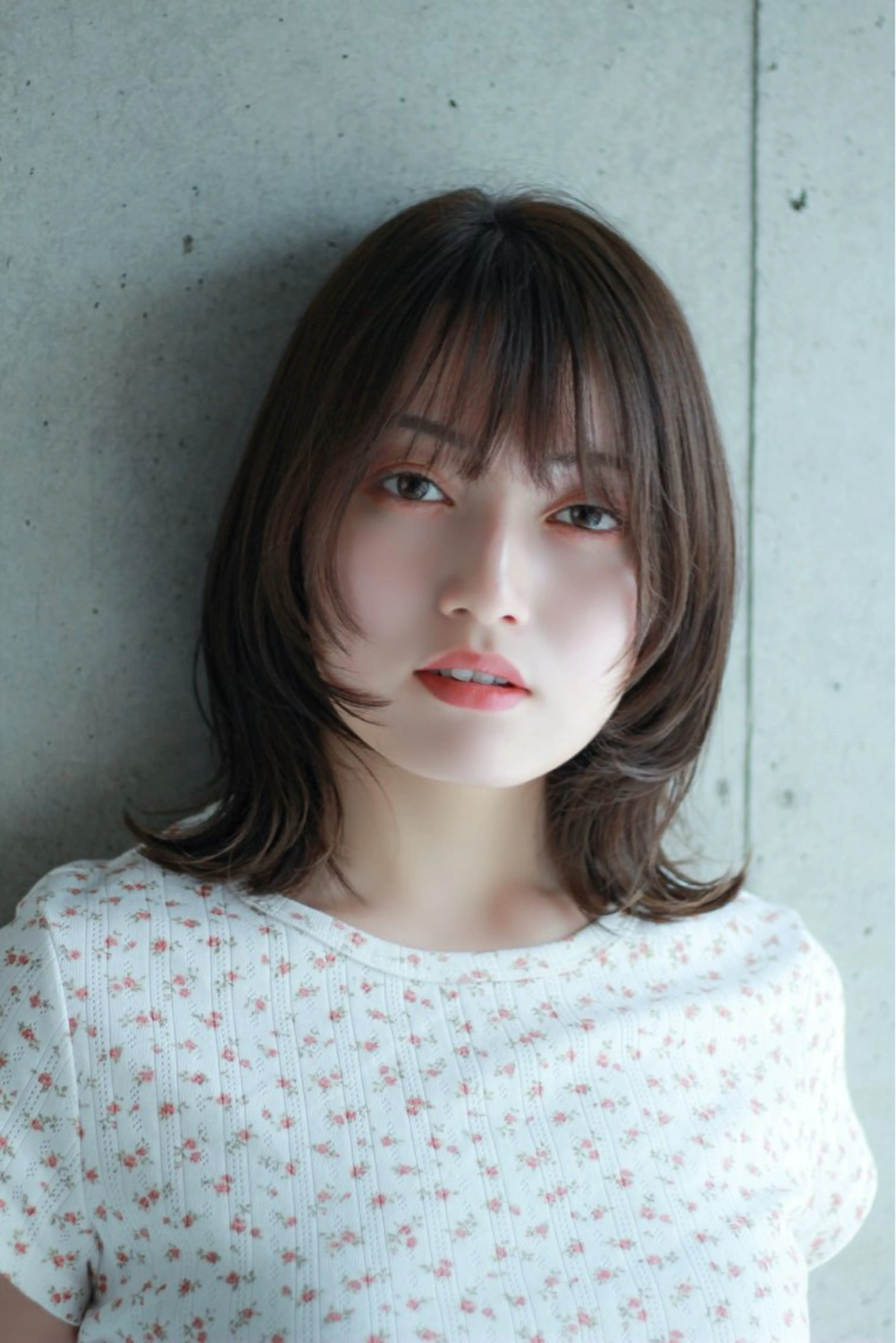 デザインカット+透明感カラー+トリートメントの写真