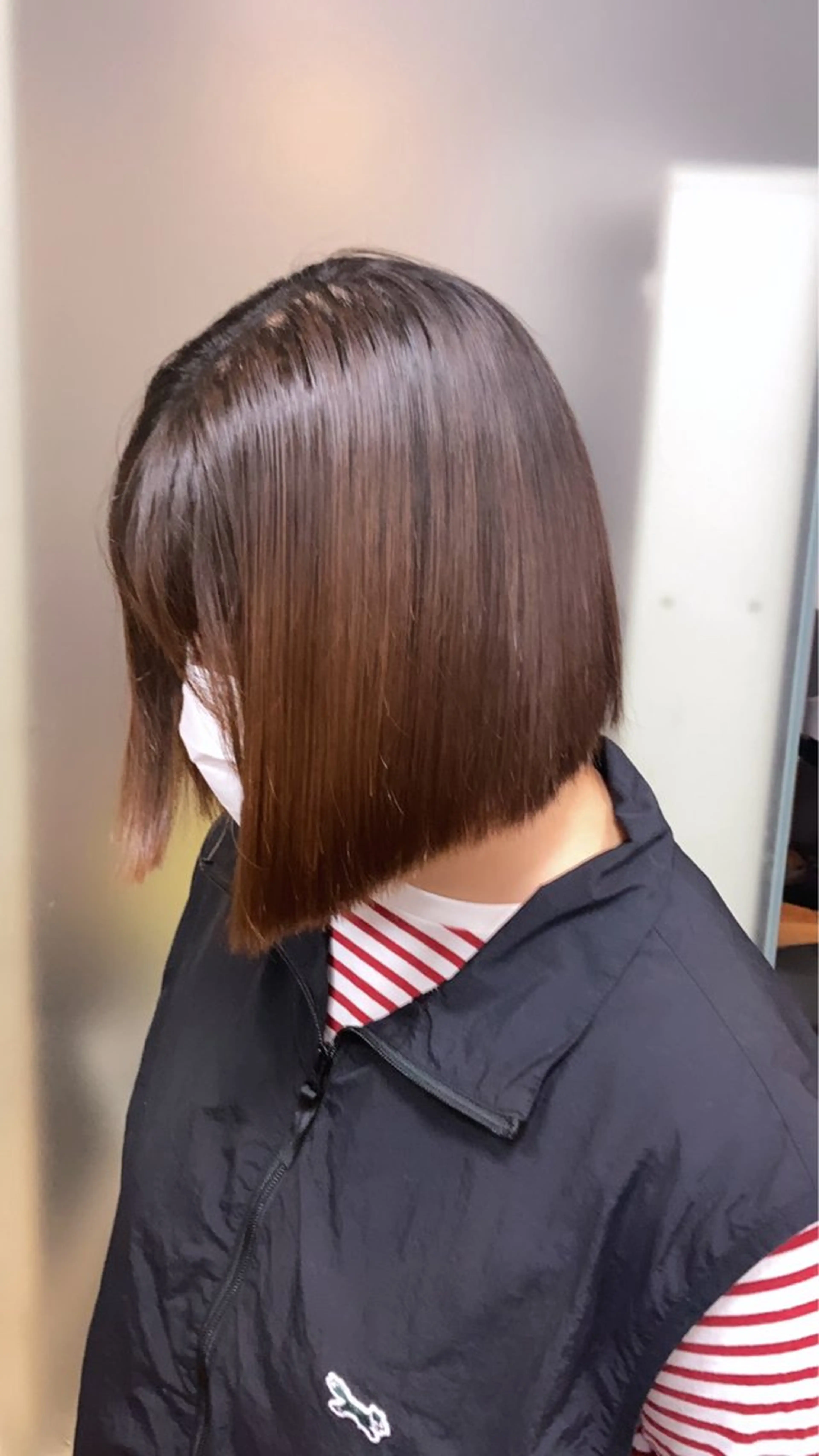 ショート 縮毛矯正 阿倍野/髪質改善 /縮毛矯正/坪田幸広のヘアスタイル