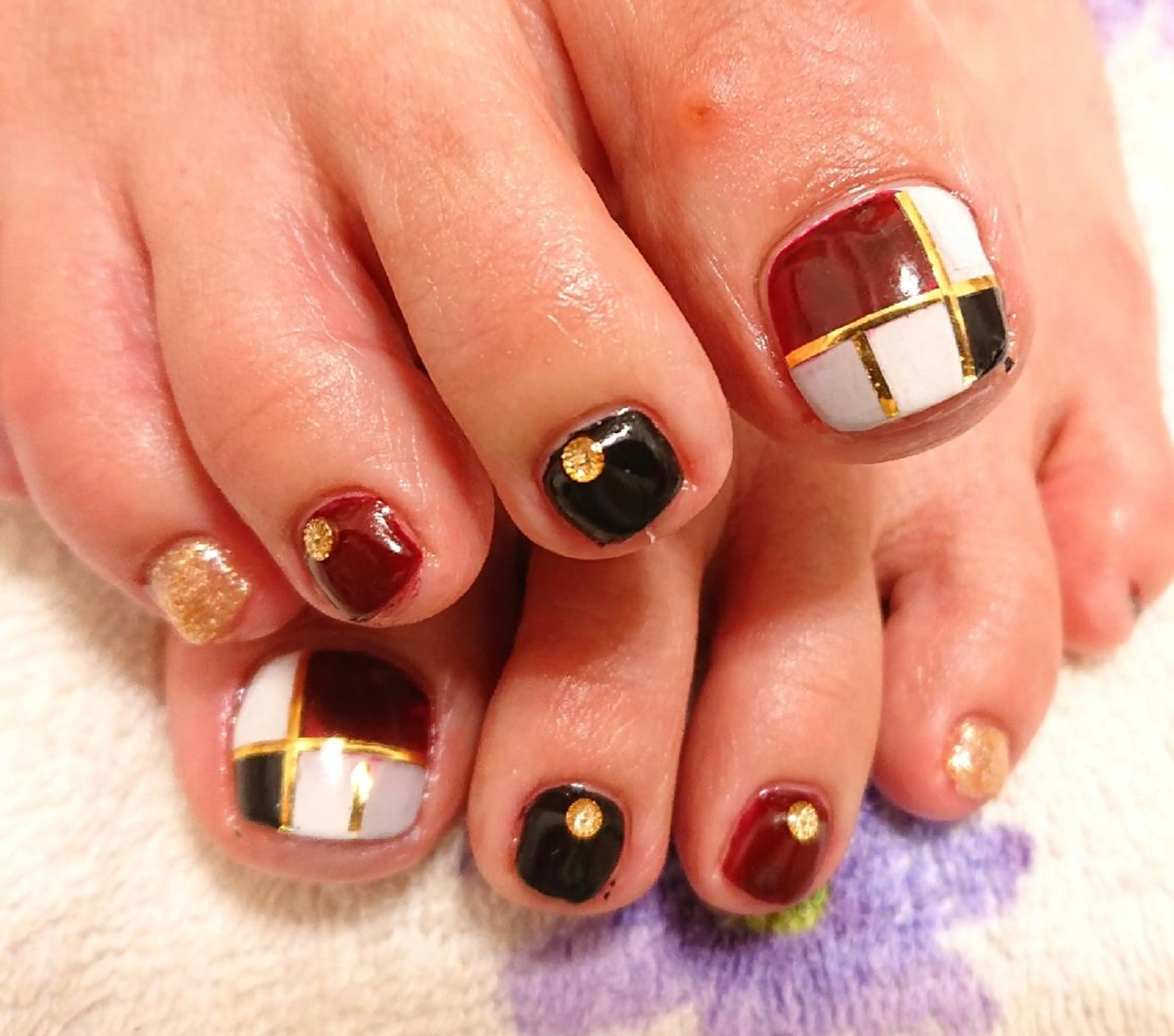 ネイル アートネイル フットネイル ジェルネイル あんきち    のネイルデザイン