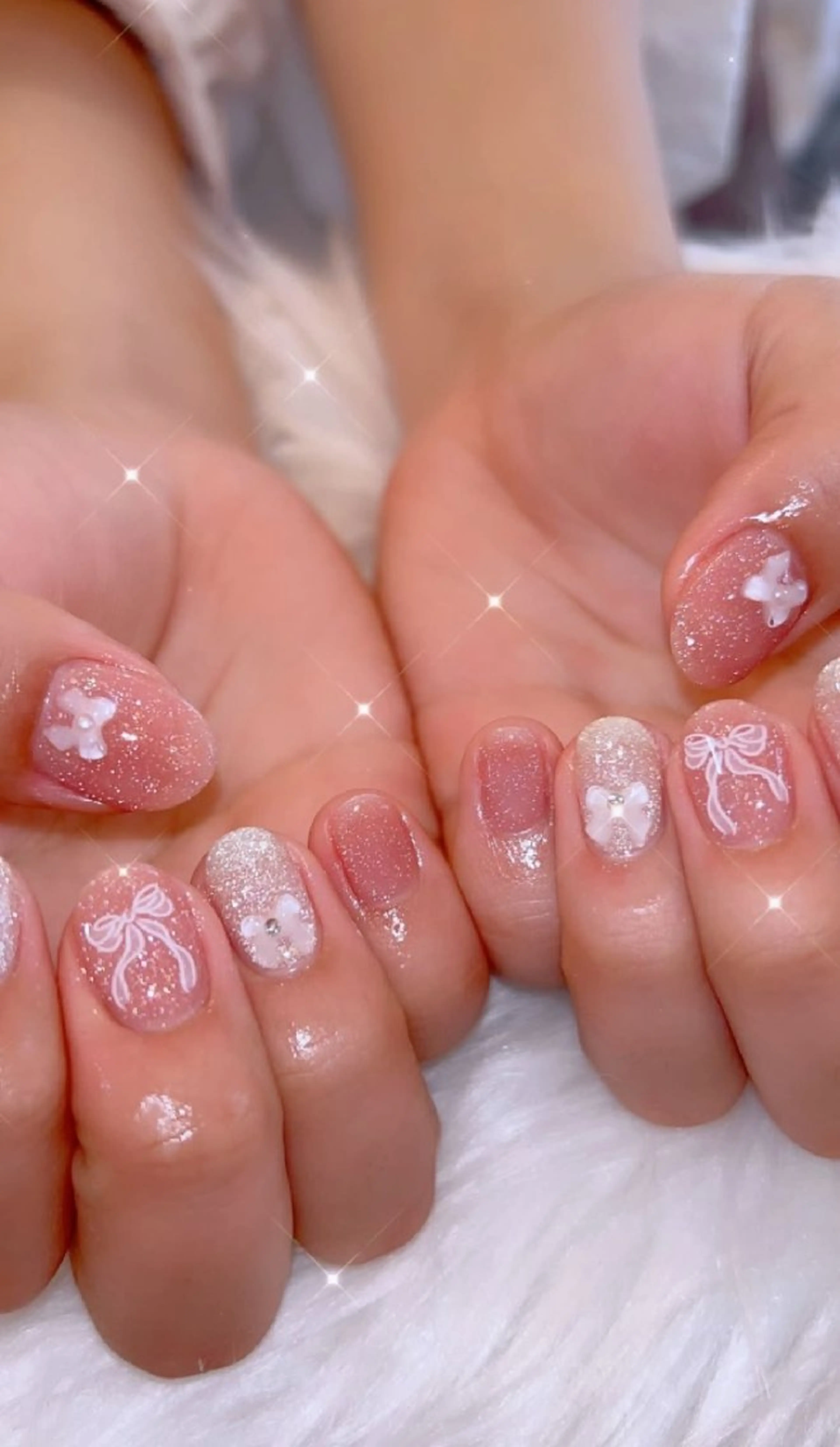 ネイル アートネイル 春ネイル ワンホンネイル ハンドネイル I LOVE ME  NAIL.｡.:*♡のネイルデザイン