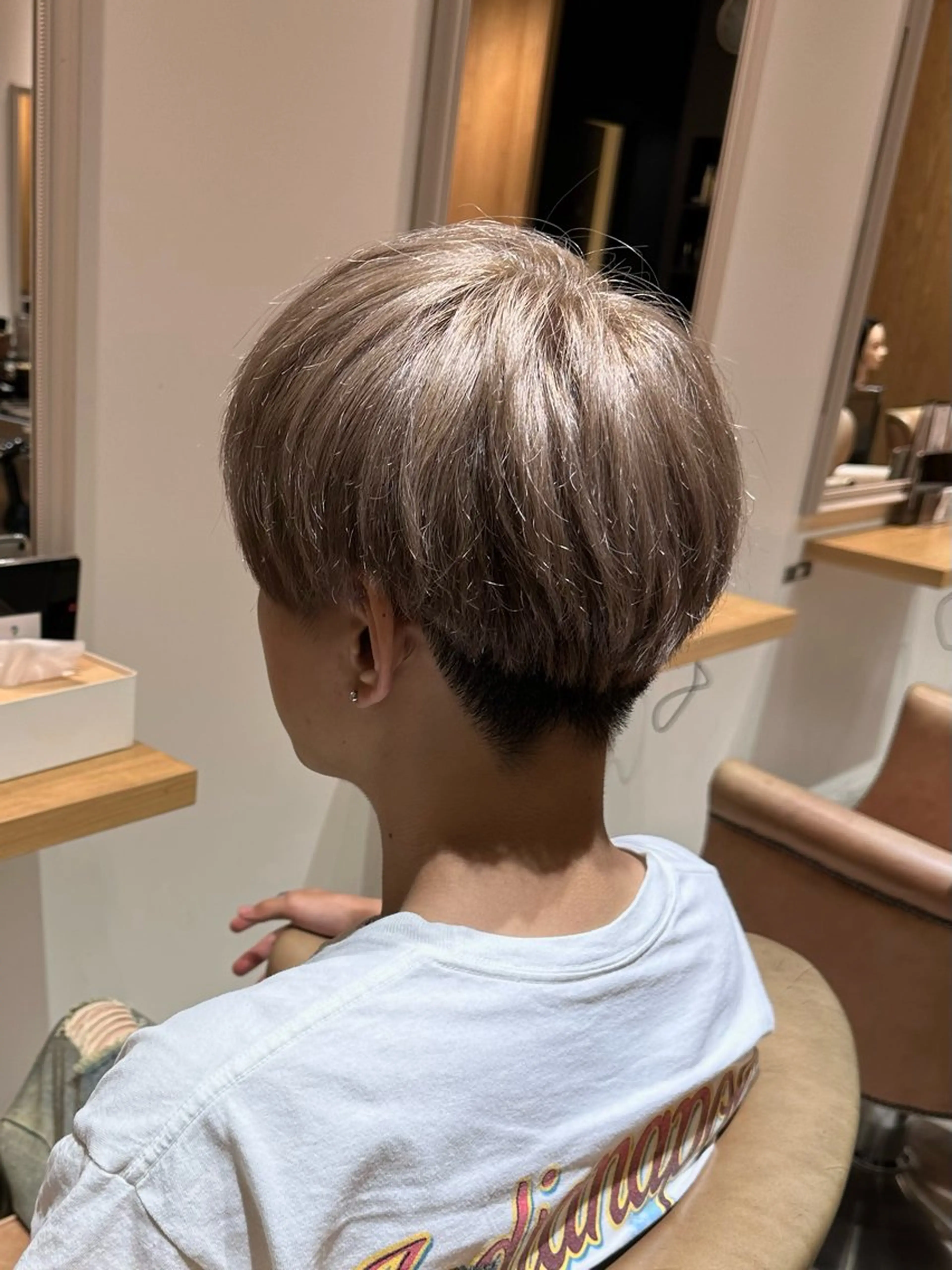 カラー メンズ NANA / 艶カラー/縮毛矯正のヘアスタイル