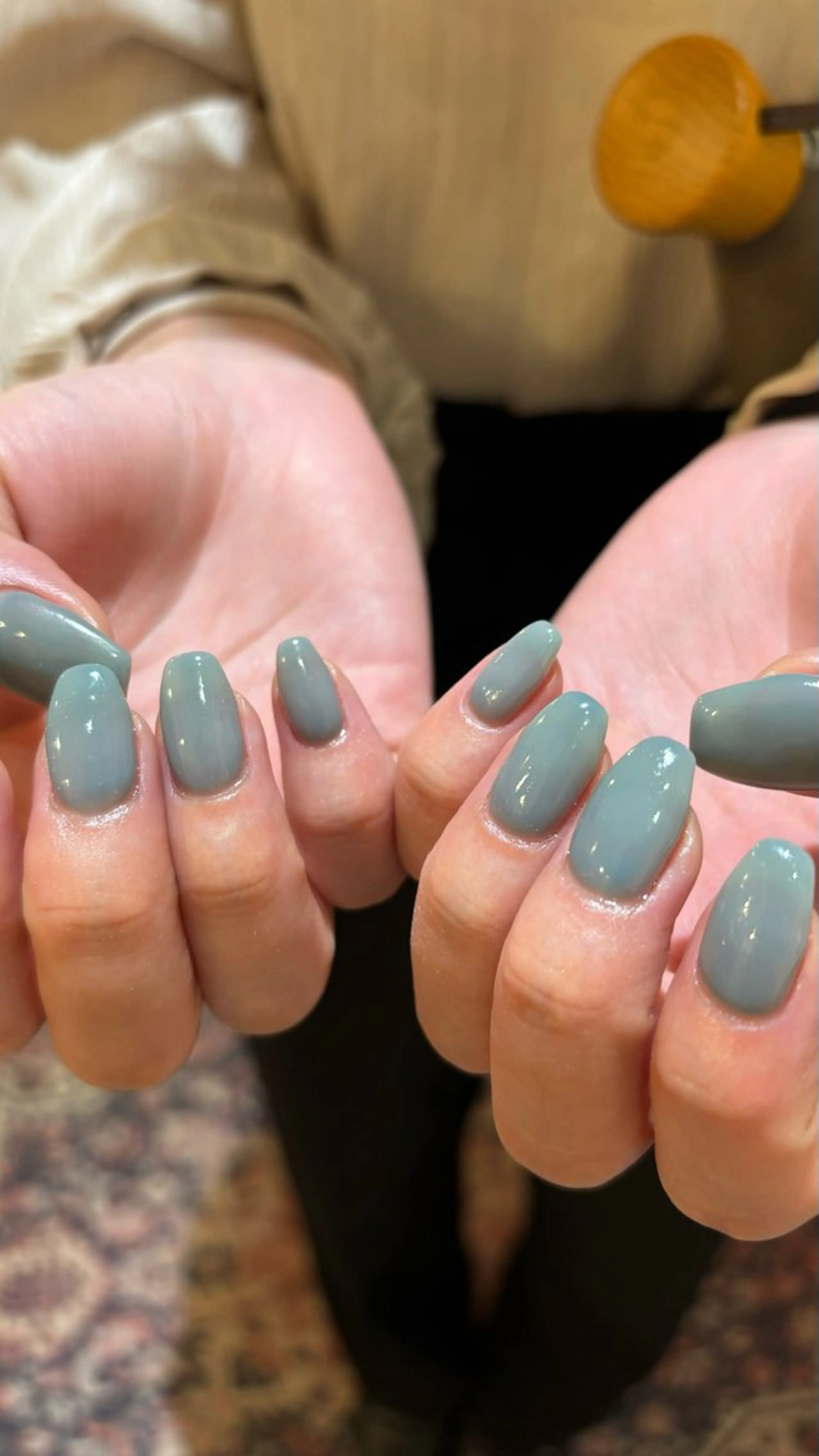 ネイル ブルー ハンドネイル 〖IEN〗Soura (ソウラ/想来)のネイルデザイン