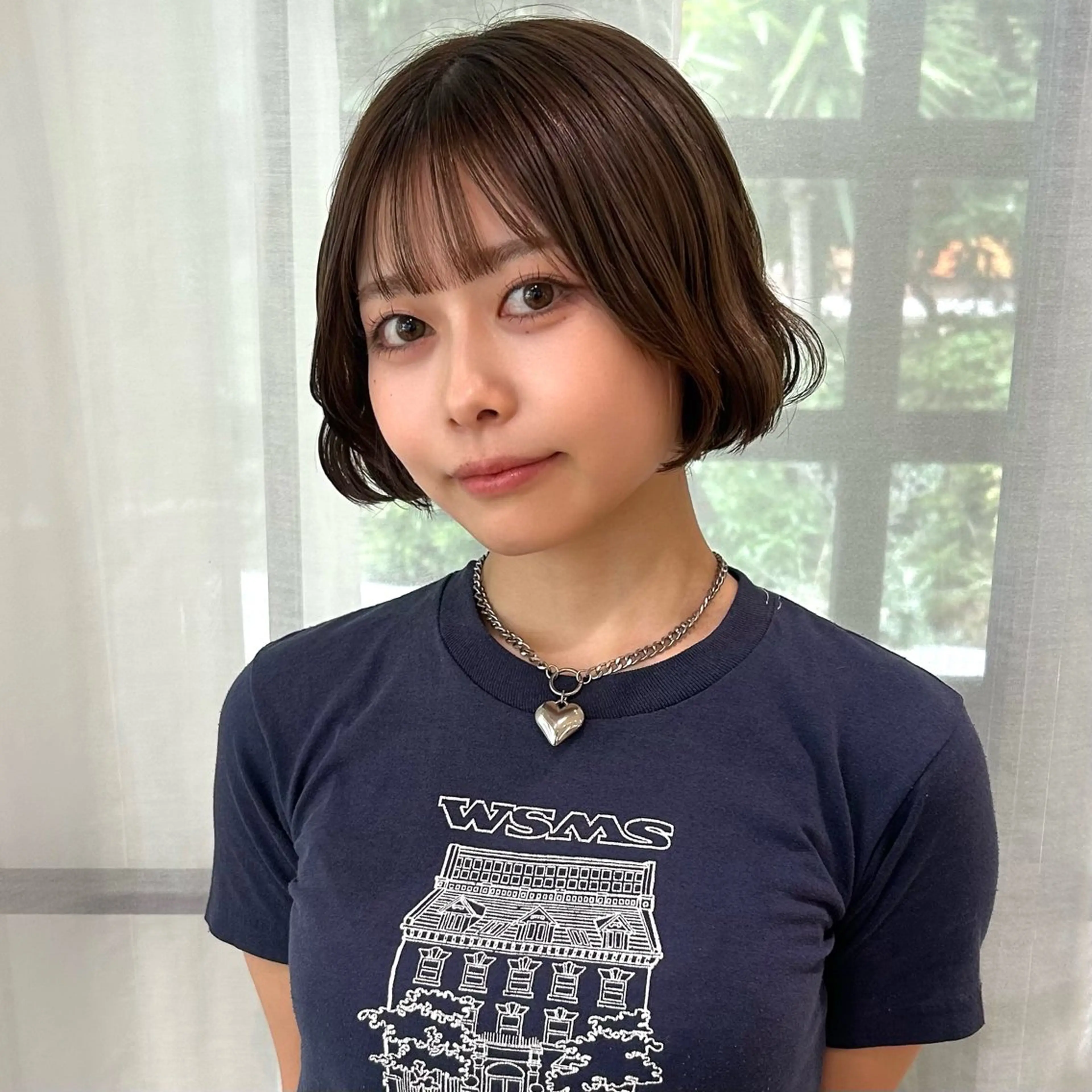 ショート カラー ボブ カット ヘアカラー ボブレイヤー/ ブリーチ/miyuuのヘアスタイル