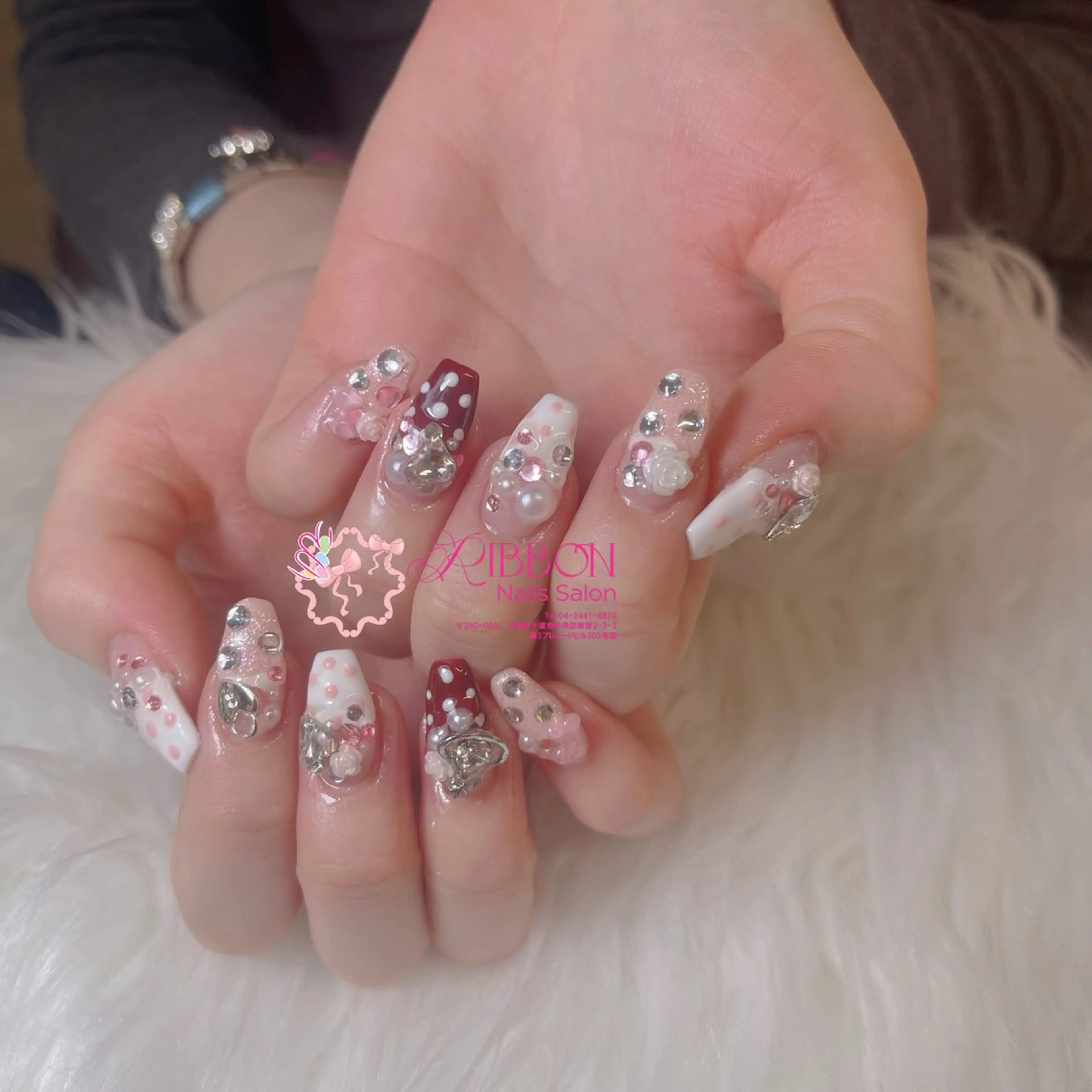 ネイル チークネイル フットネイル フレンチネイル グラデーション 韓国ネイル ハンドネイル Ribbonnail salonのネイルデザイン