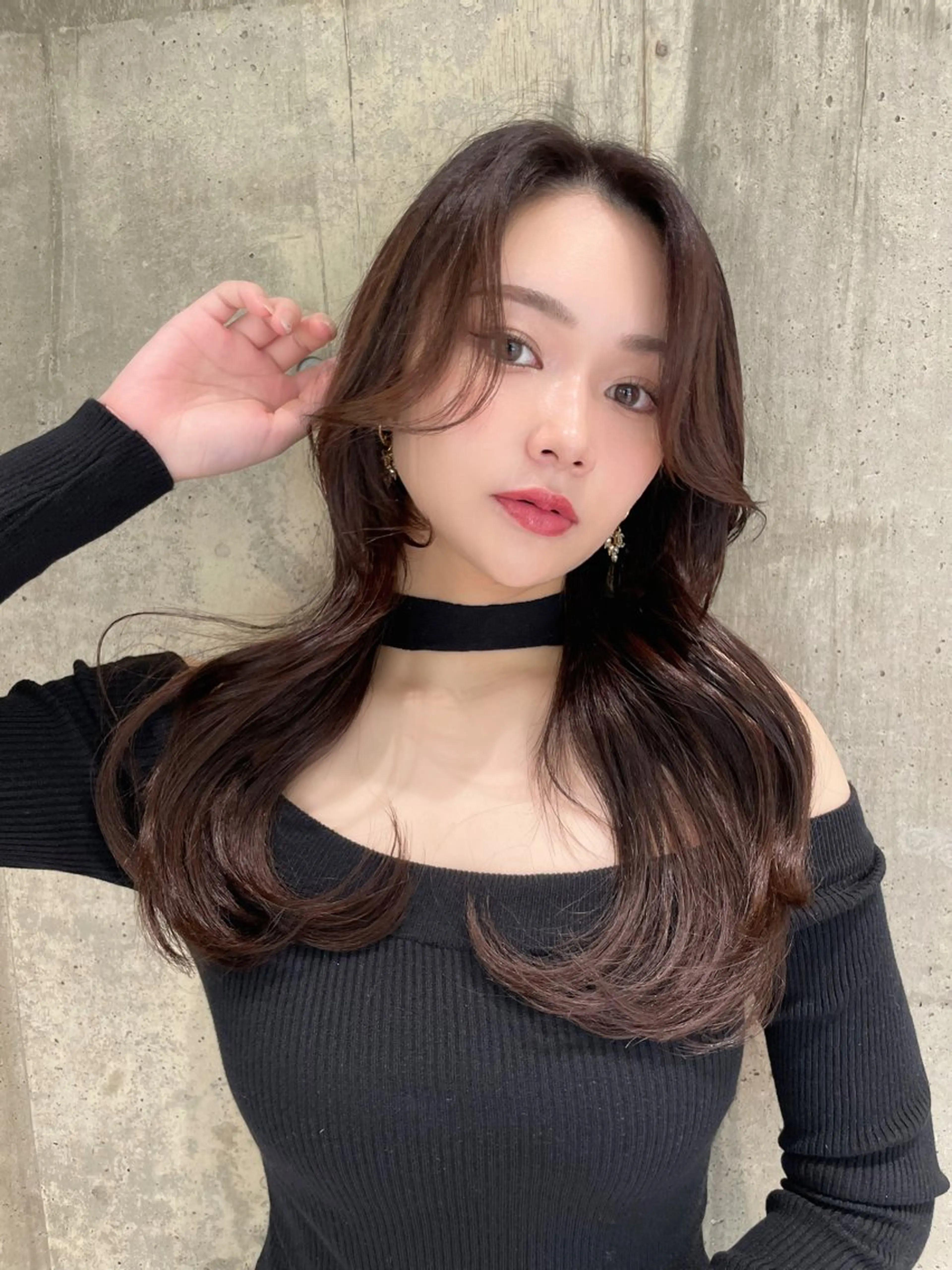 セミロング カラー カット ヘアカラー トリートメント 寺島 圭人のヘアスタイル