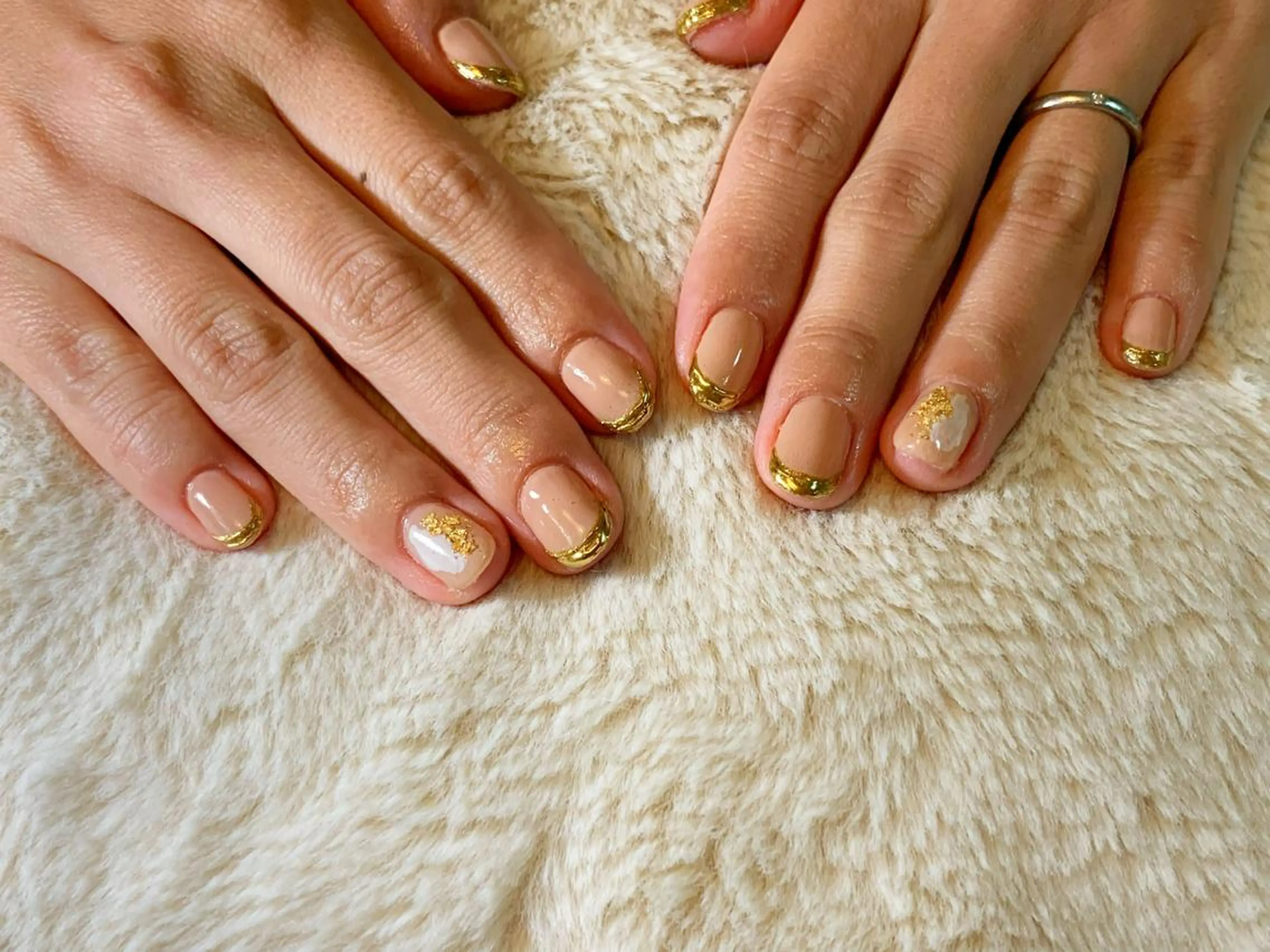 ネイル 成人式 ハンドネイル フットネイル GéRanium Harukaのネイルデザイン