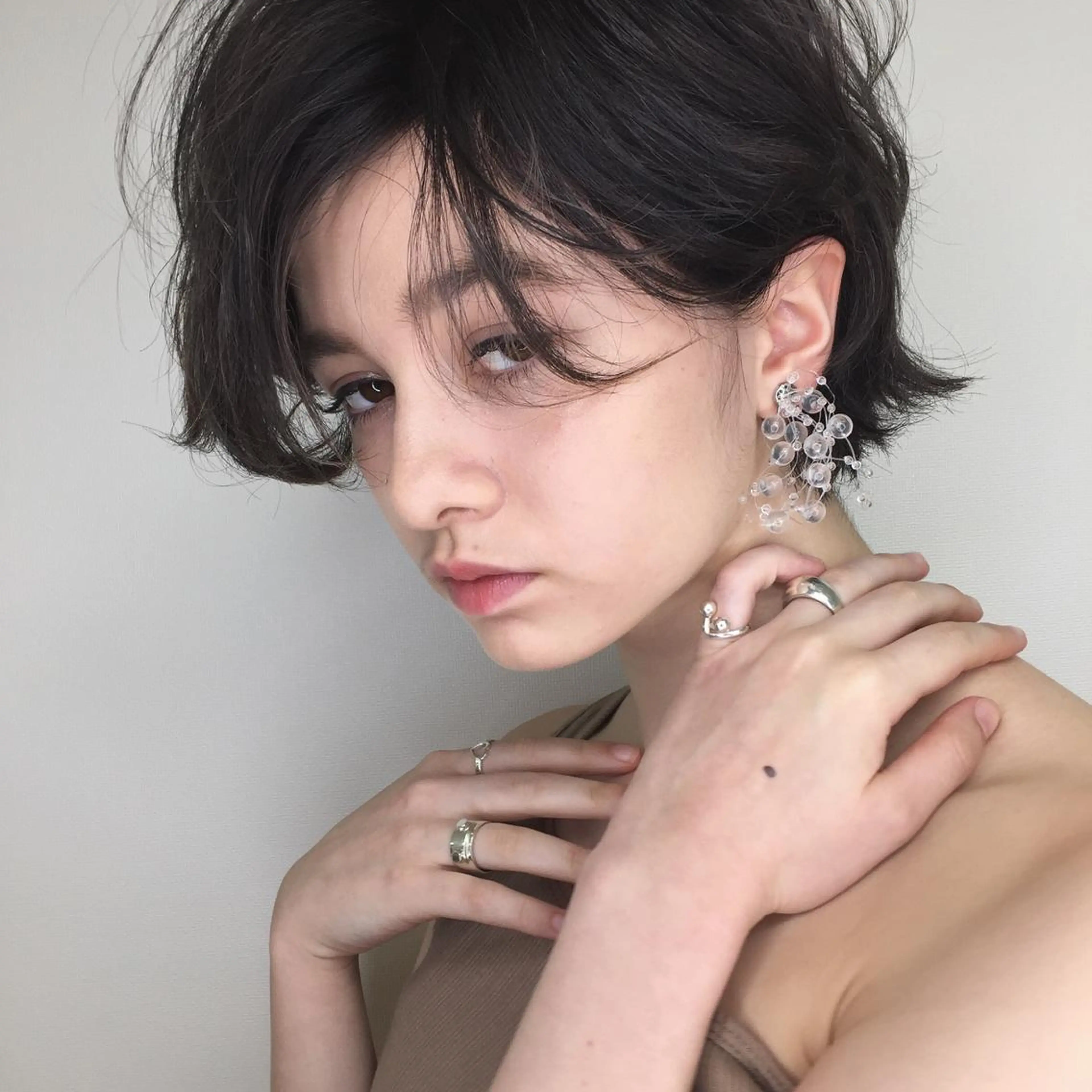 ショート カラー カット ヘアカラー 柔らかいcolor 🌿harukaのヘアスタイル