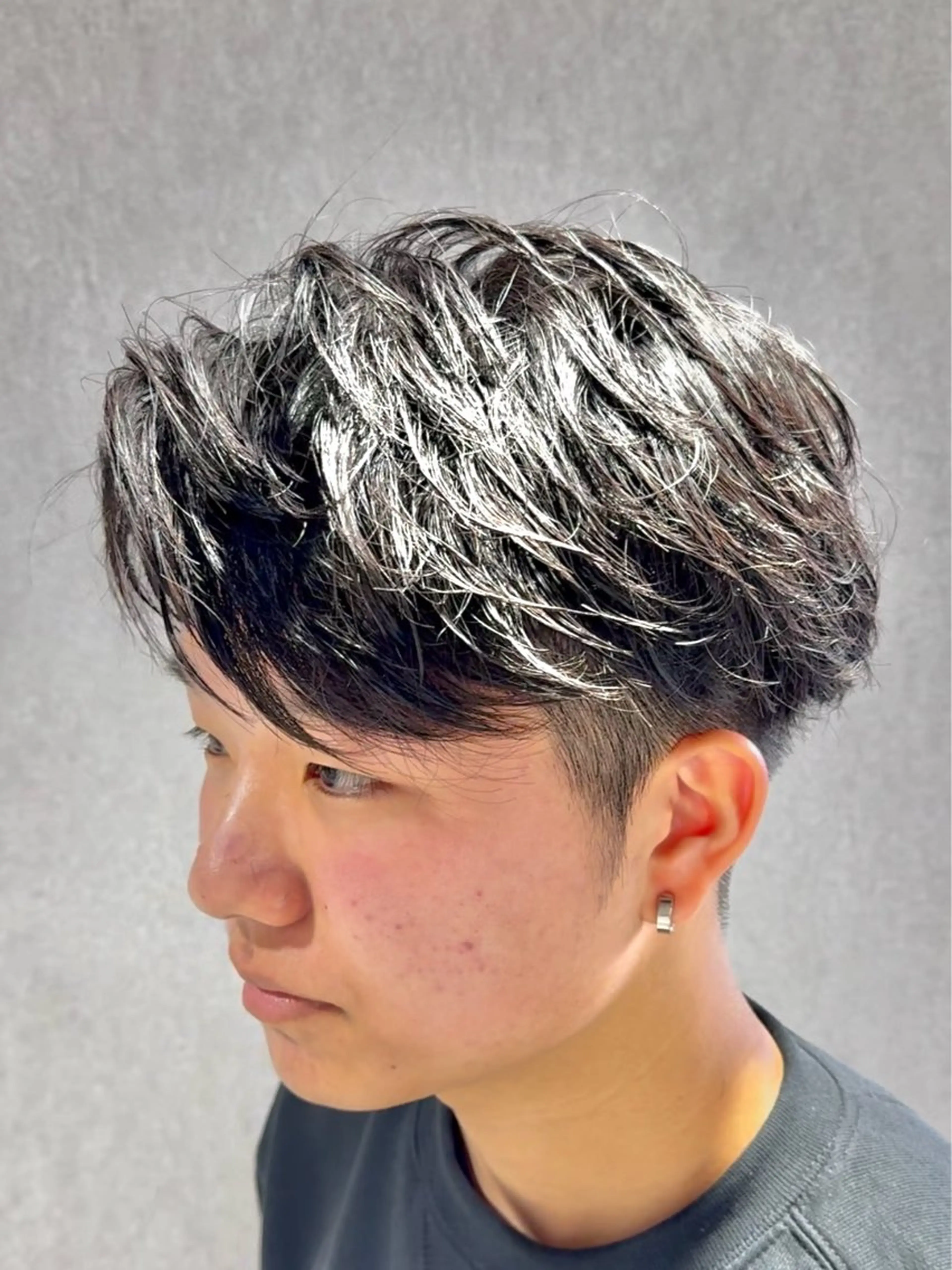 ショート パーマ メンズ メンズパーマ ショートヘア メンズパーマ職人 パーマ🔥ritaのヘアスタイル