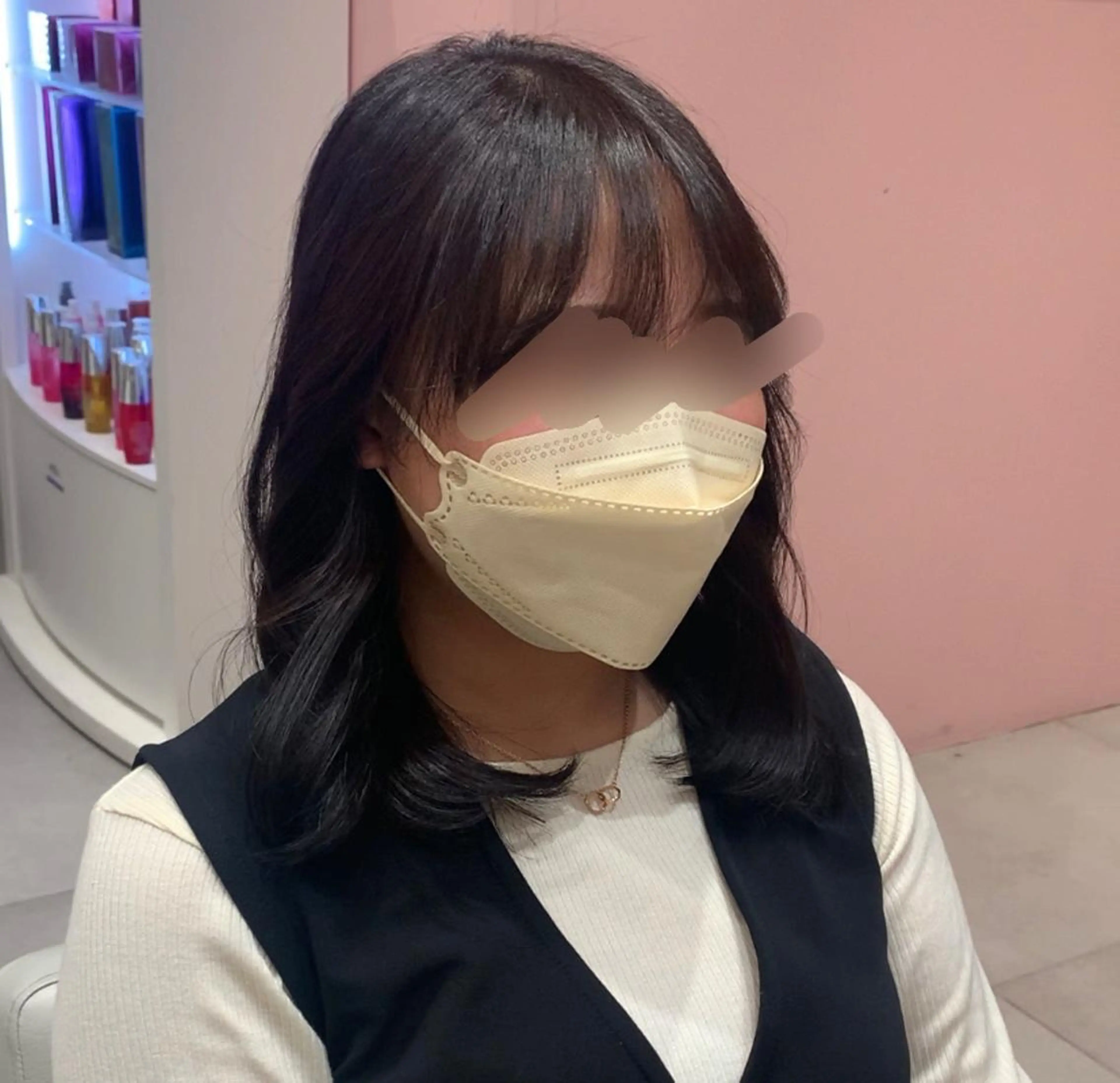 セミロング カラー ヘアアレンジ 内田 志乃のヘアスタイル