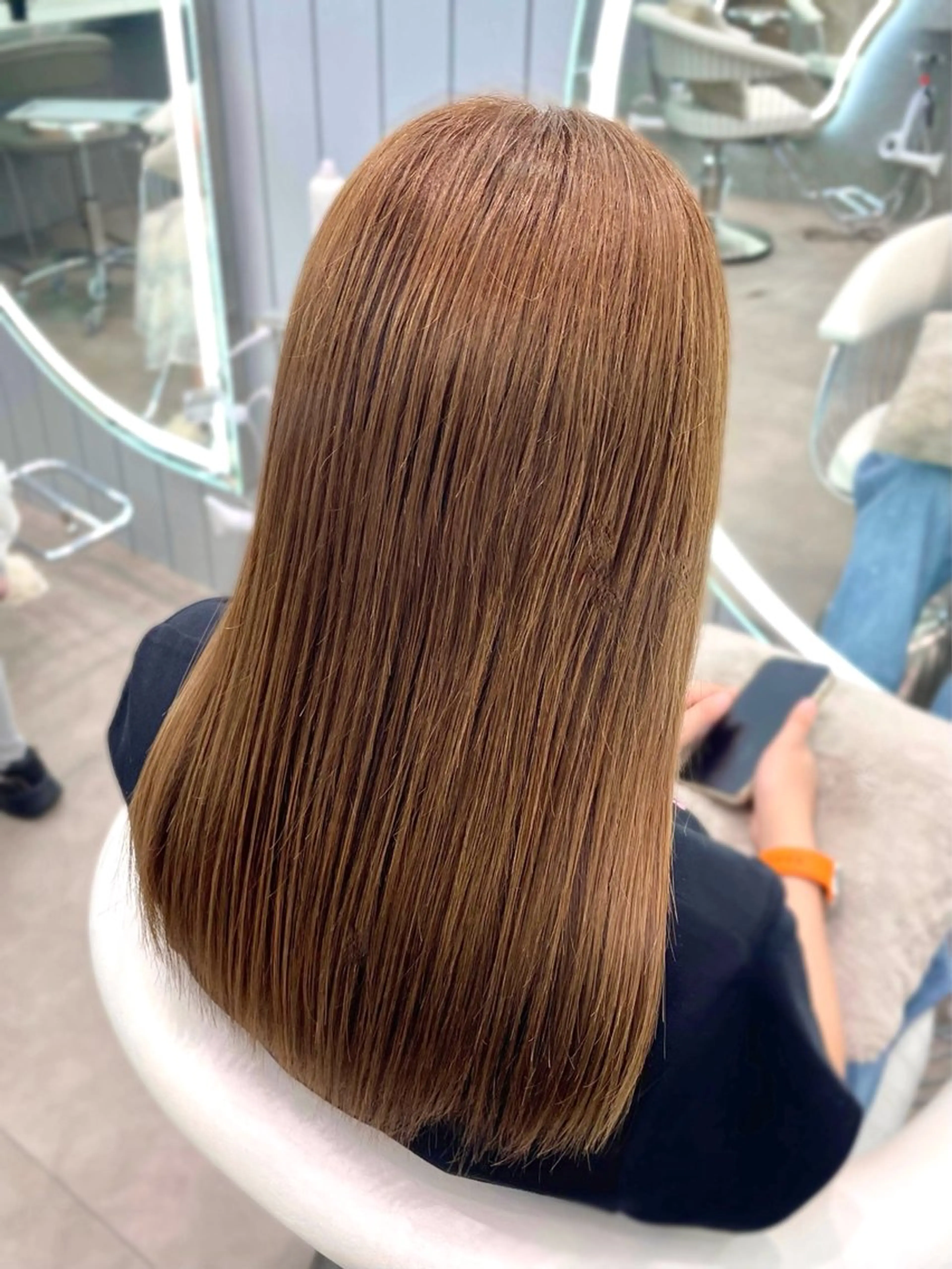 ロング カット ヘアカラー トリートメント 大宮🤍縮毛矯正 レイヤー🪽なるのヘアスタイル