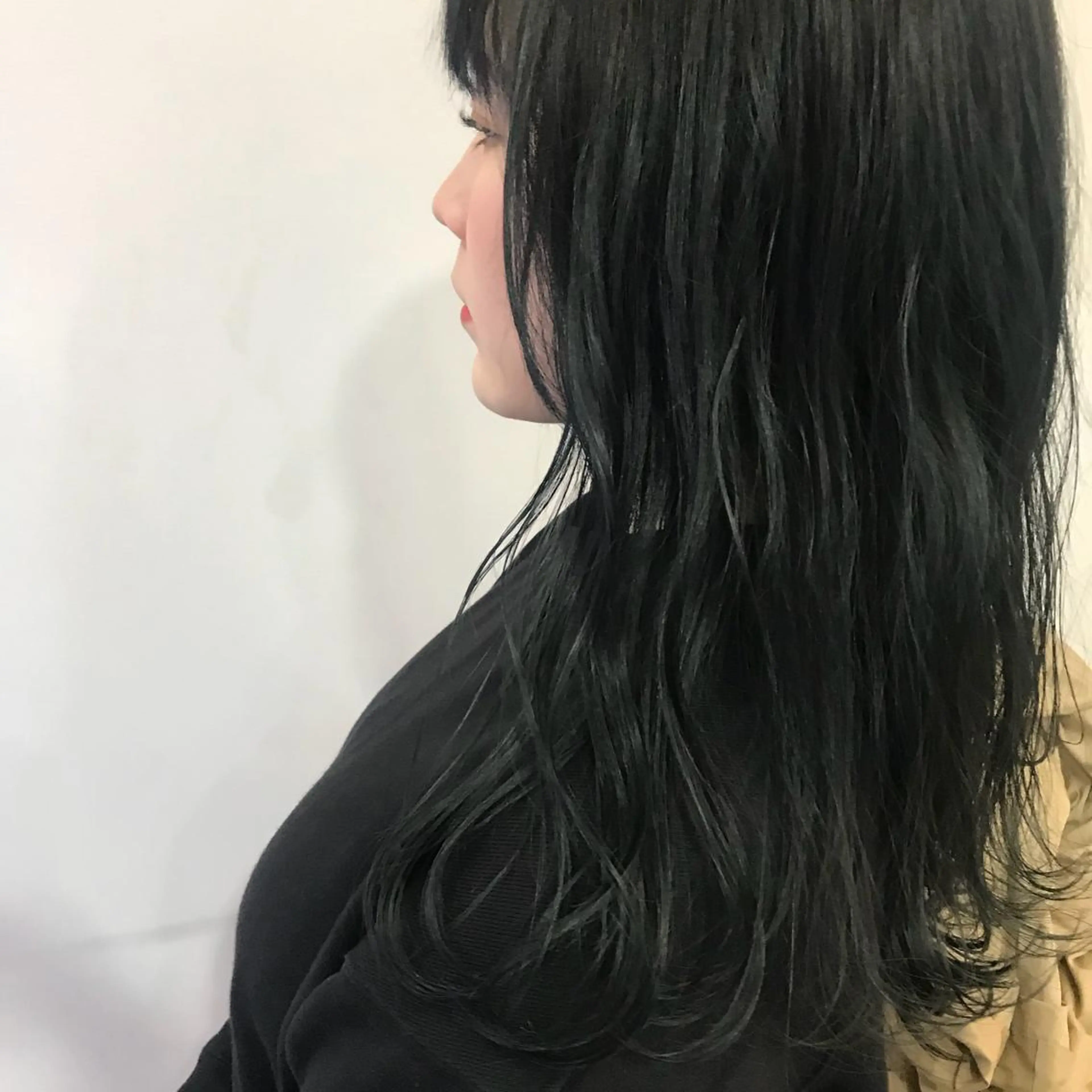 ロング カラー AMI ウルフパーマ/メンズのヘアスタイル