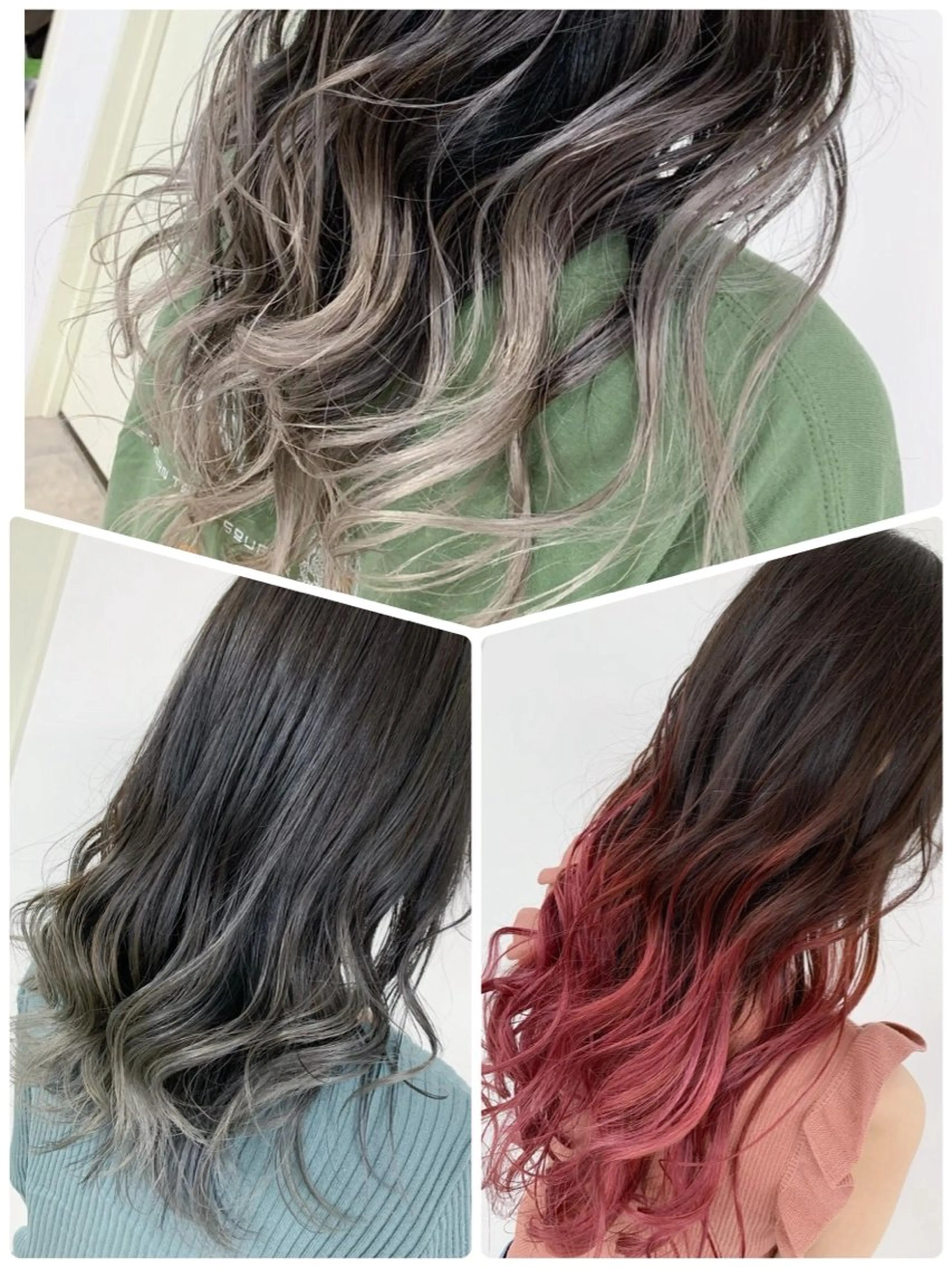 カラー 黒田 伯のヘアスタイル