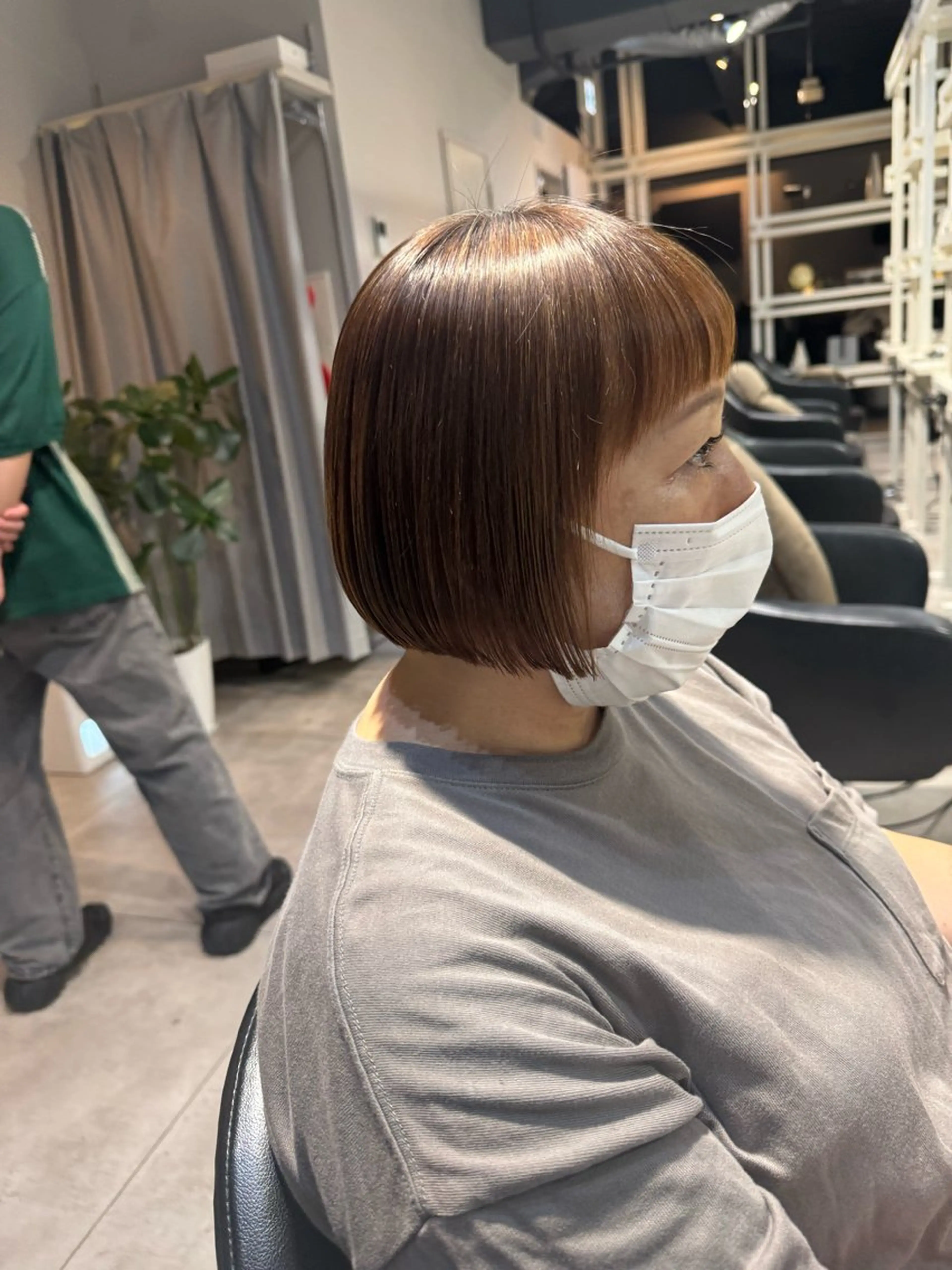 ショート パーマ ボブ カット 縮毛矯正 トリートメント Dxxxx III所属・女性目線の大人 メンズ*Ayakaのヘアスタイル