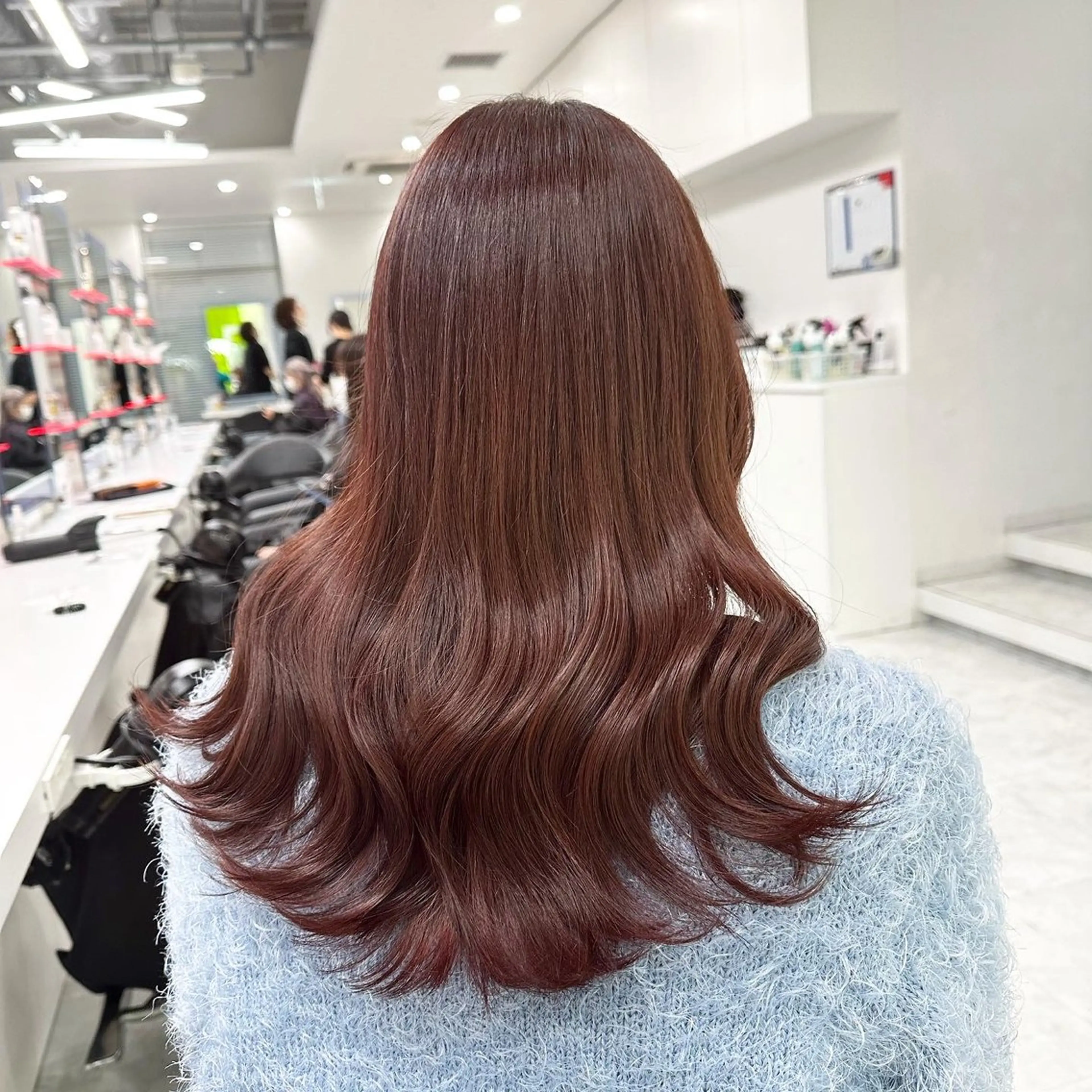 ロング カラー 髪質改善 トリートメント ヘアカラー トリートメント ヘッドスパ ヘアセット 💖SAE💖 銀座美容師のヘアスタイル