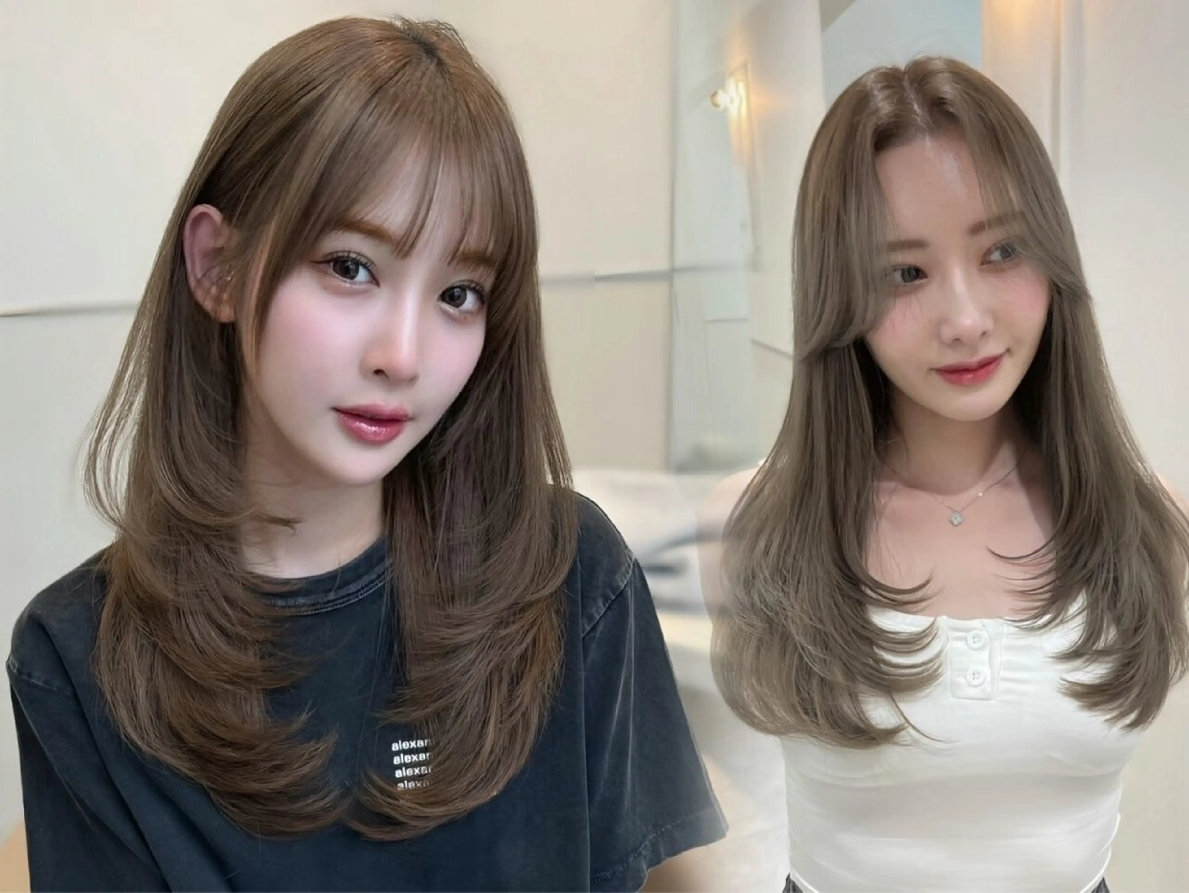 セミロング カット ヘアカラー LAVEL 代表 住吉　創のヘアスタイル