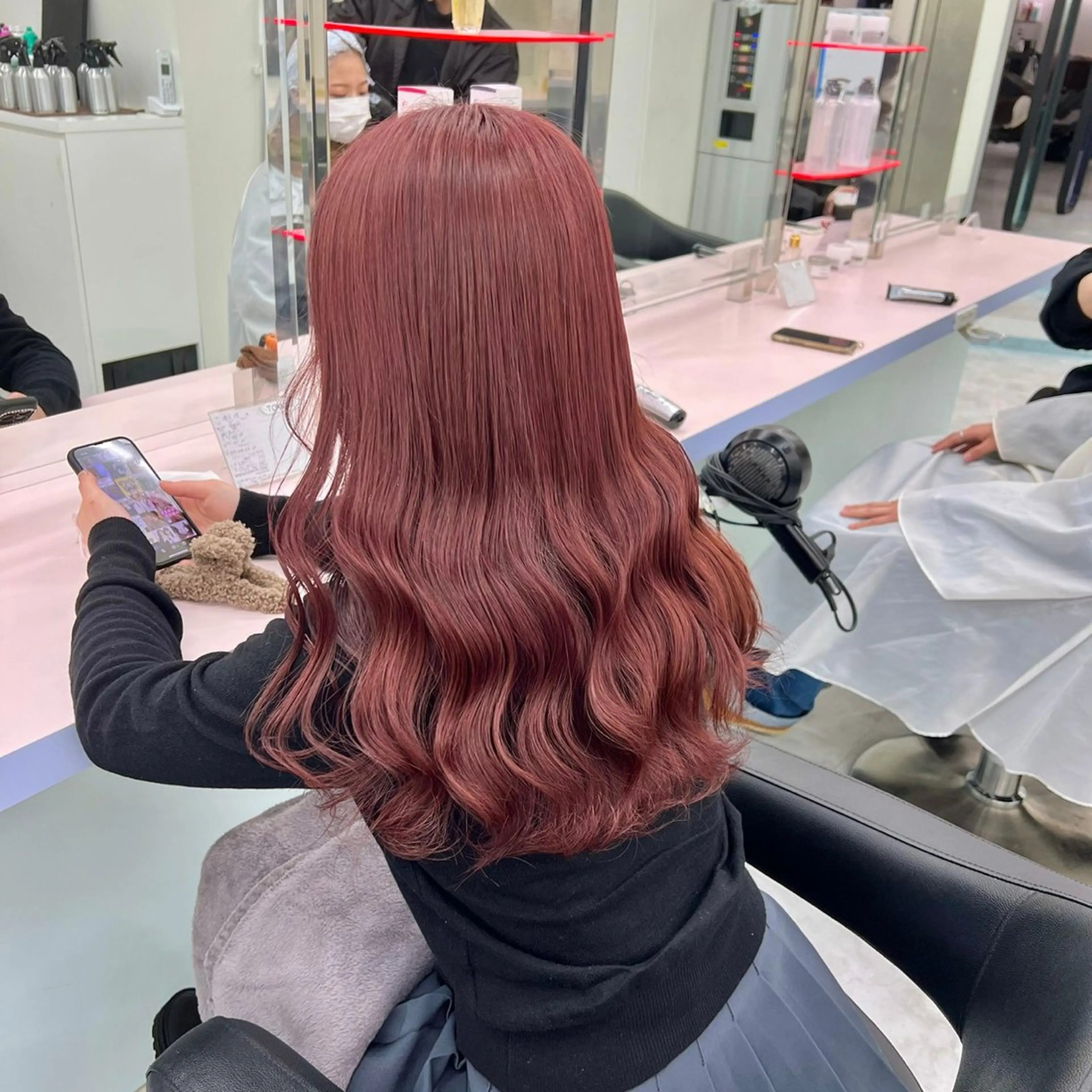 ロング カラー パーマ ヘアアレンジ メンズ 🤍透明感カラー🤍 ブリーチ🤍AINEのヘアスタイル