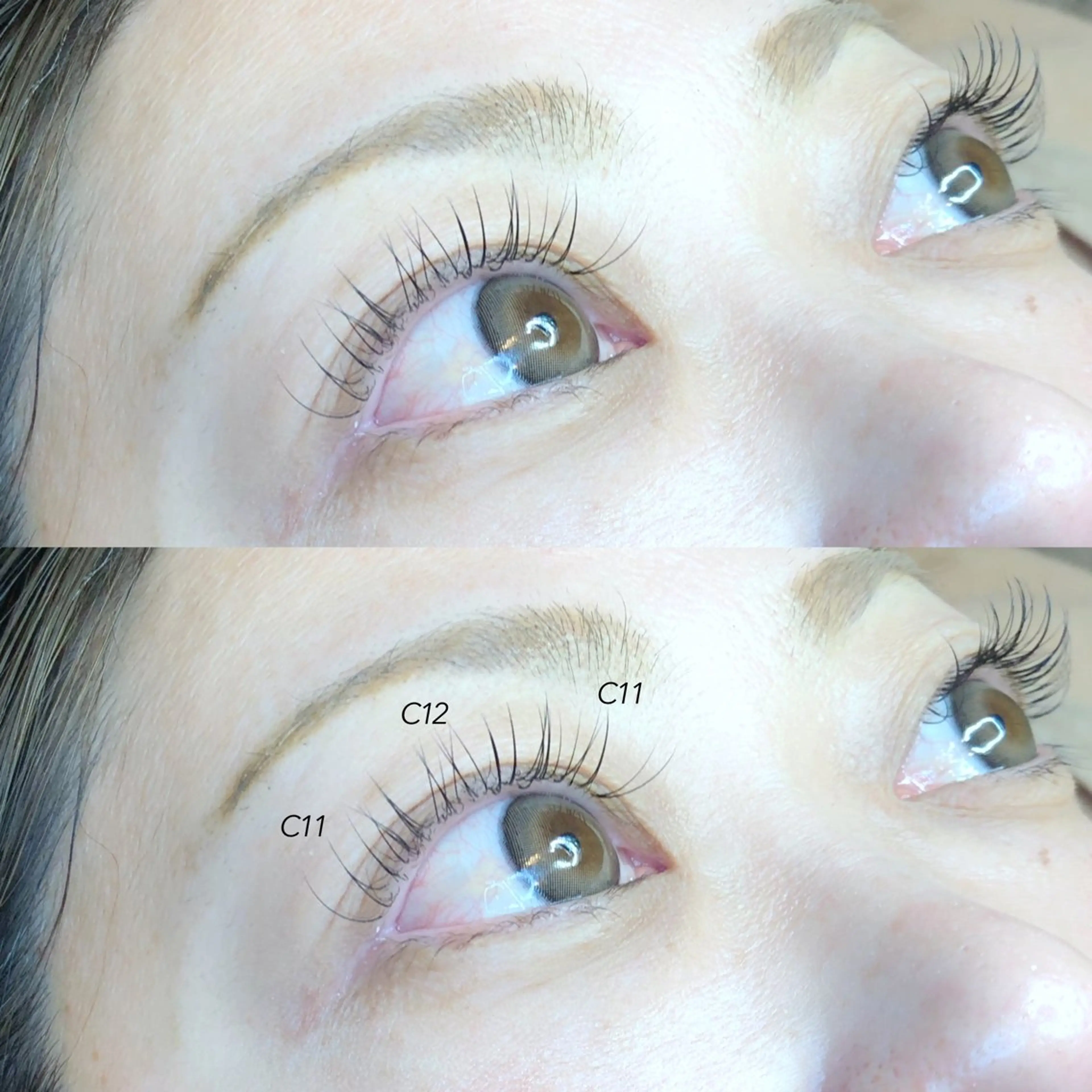 マツエク・マツパ Cカール キュート Jカール ナチュラル MAQUIA 住吉店 コヤナギのマツエク・マツパデザイン