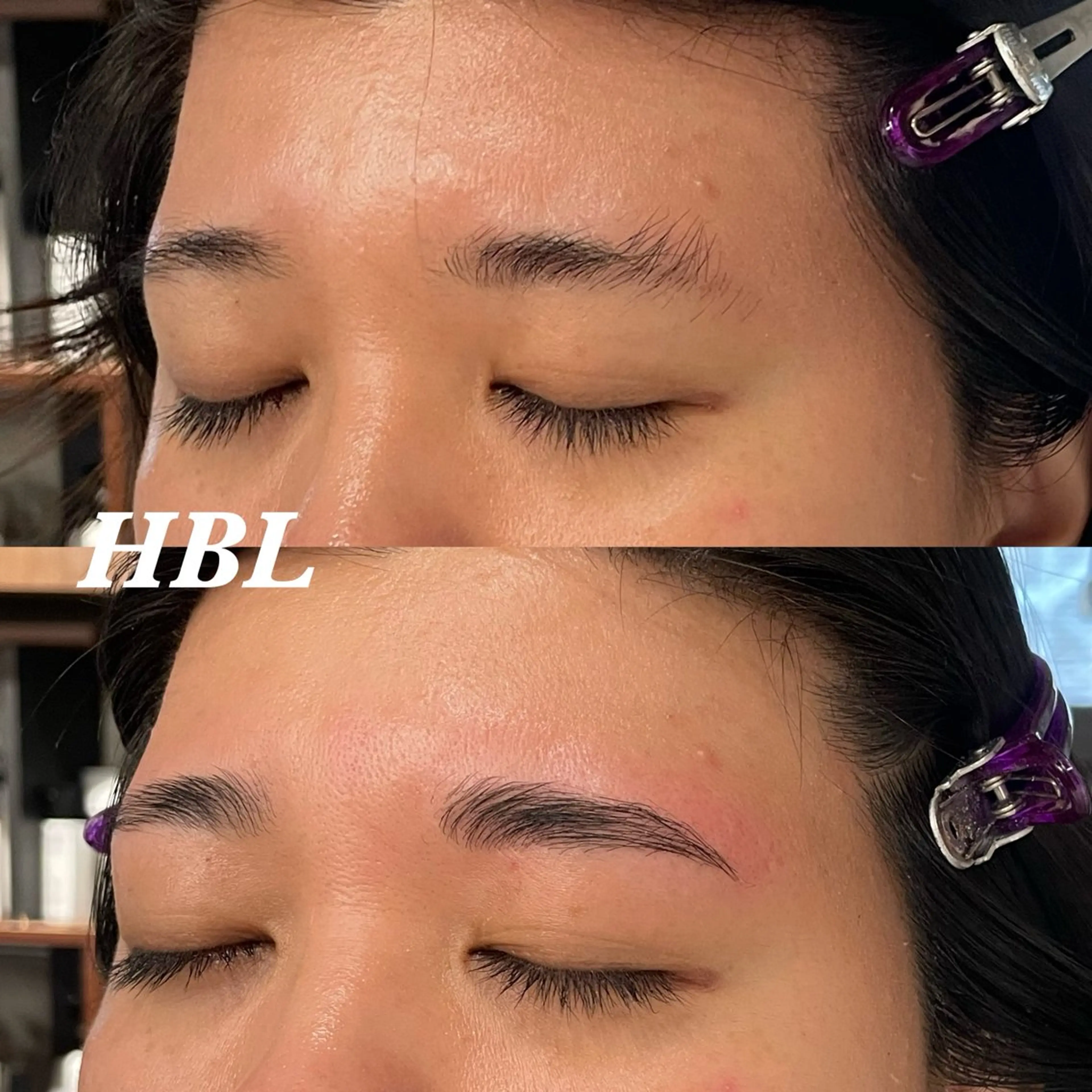 アイブロウ ハリウッドブロウリフト 眉毛ワックス脱毛 暖色/ハイトーン/ カラー/HBLのヘアスタイル