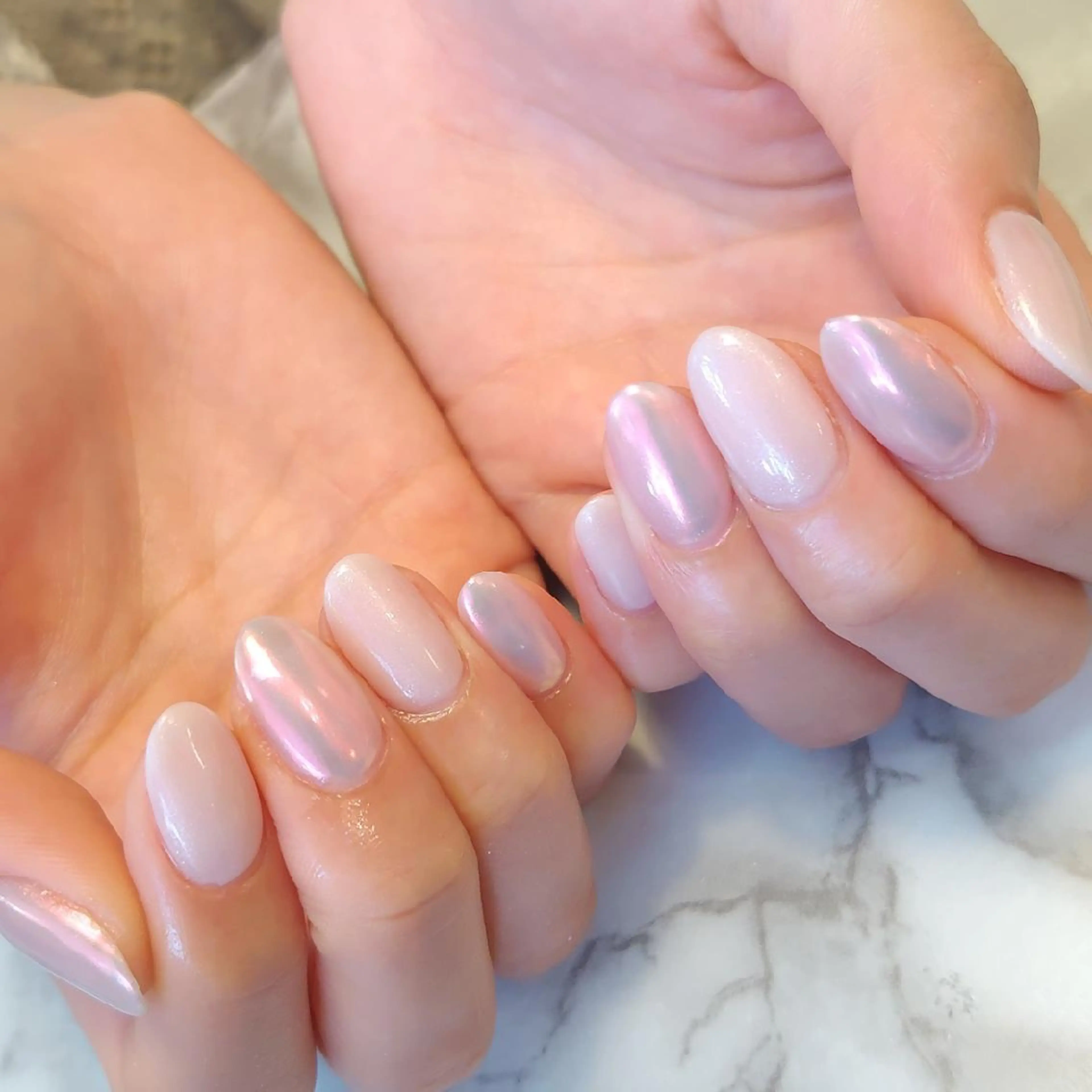 ネイル オーロラネイル ジェヌインネイル 河内のネイルデザイン