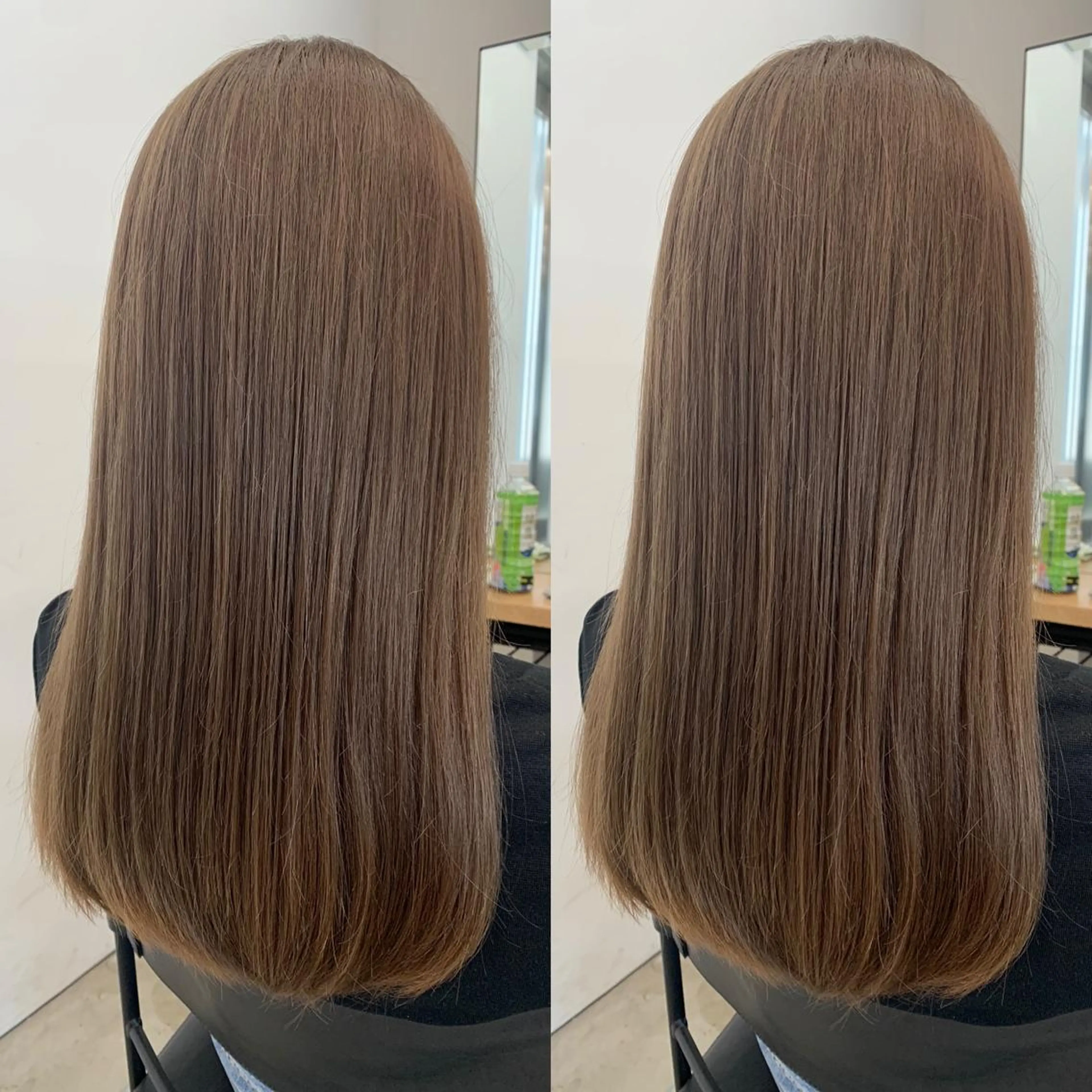 ロング カラー 透明感/オリーブ/ グレージュ/YUKAのヘアスタイル