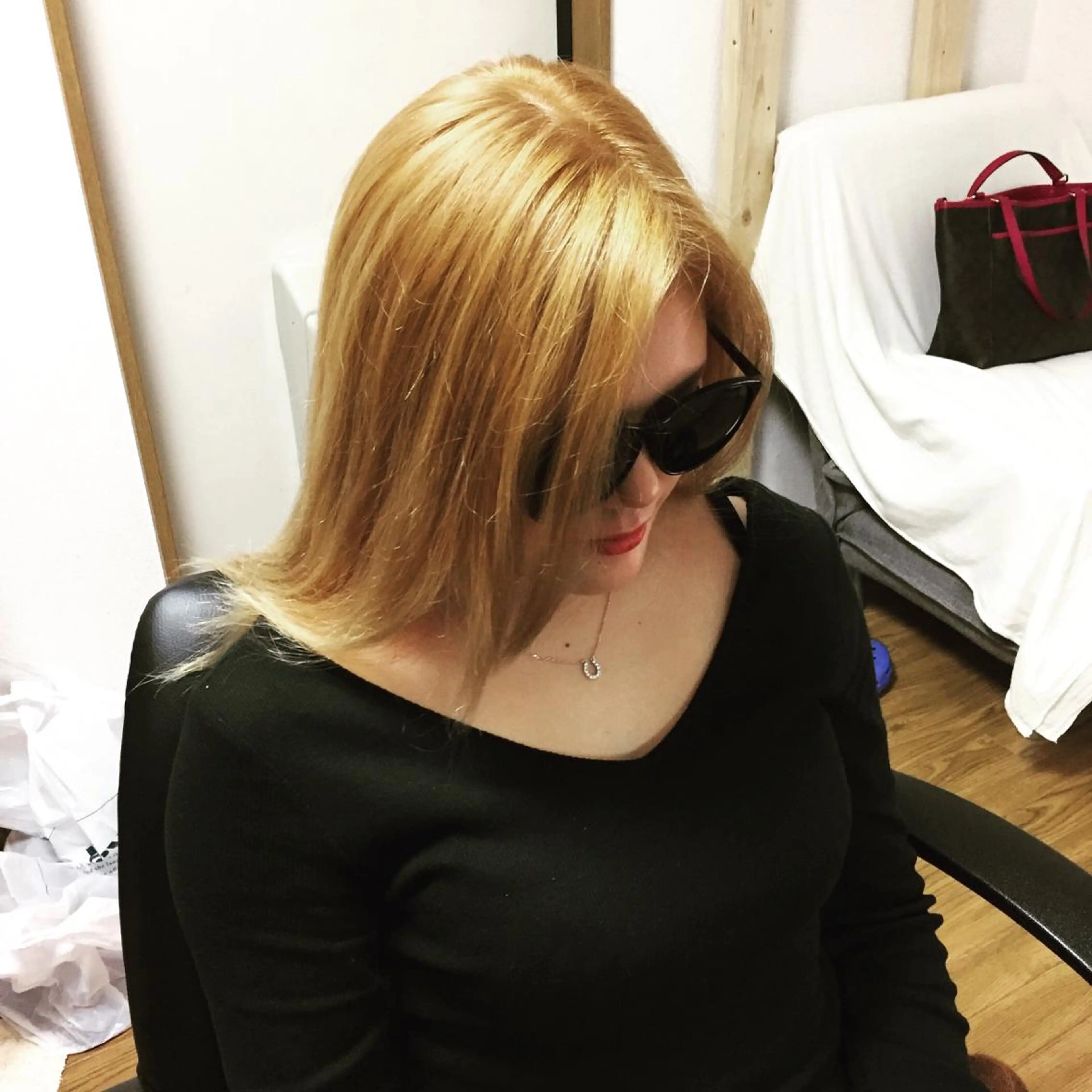 ロング カラー バレイヤージュ レイヤーカット じょん 。のヘアスタイル