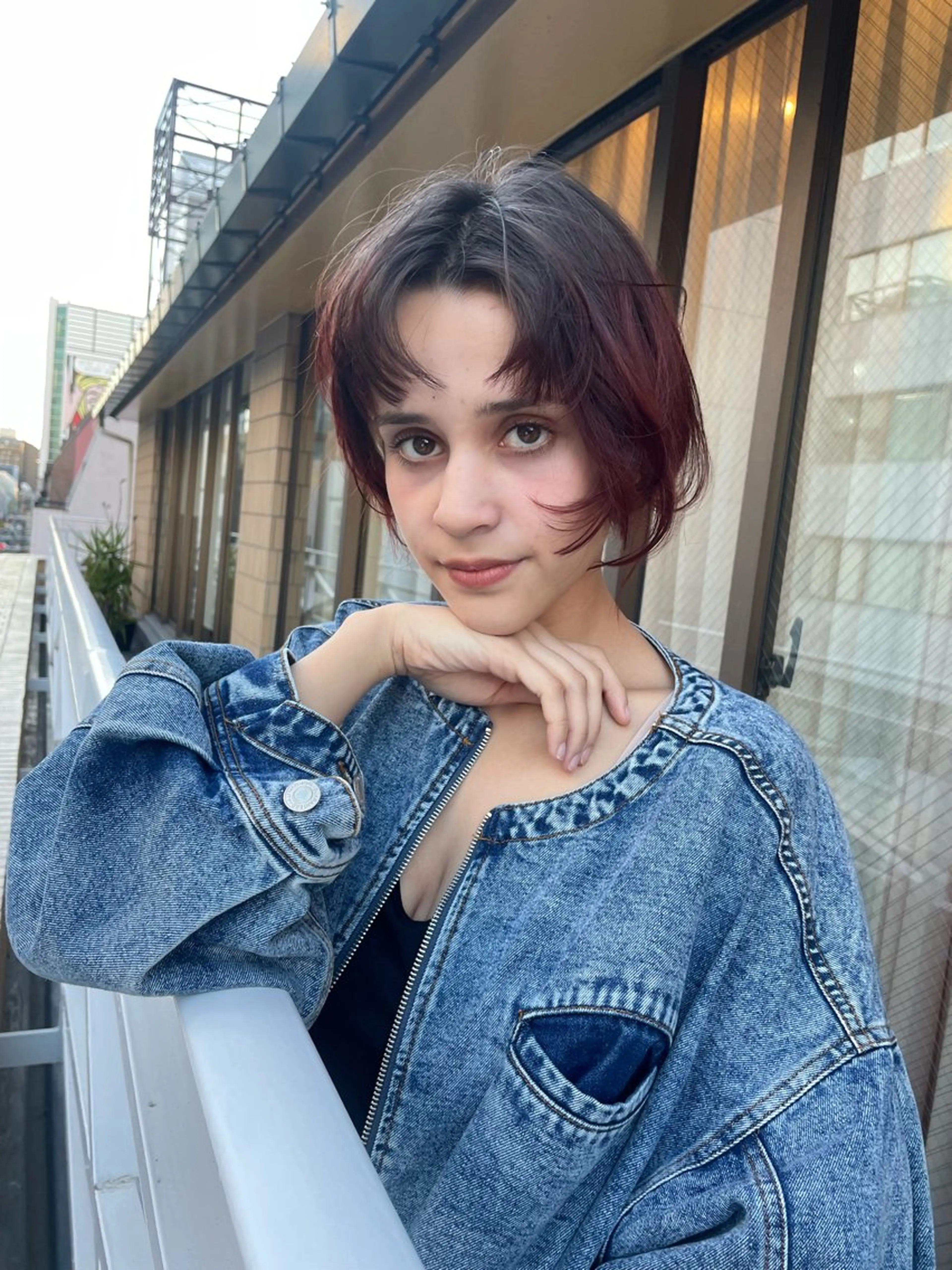 ショート カラー ショート/ボブ専門 宮脇美奈/南船場のヘアスタイル