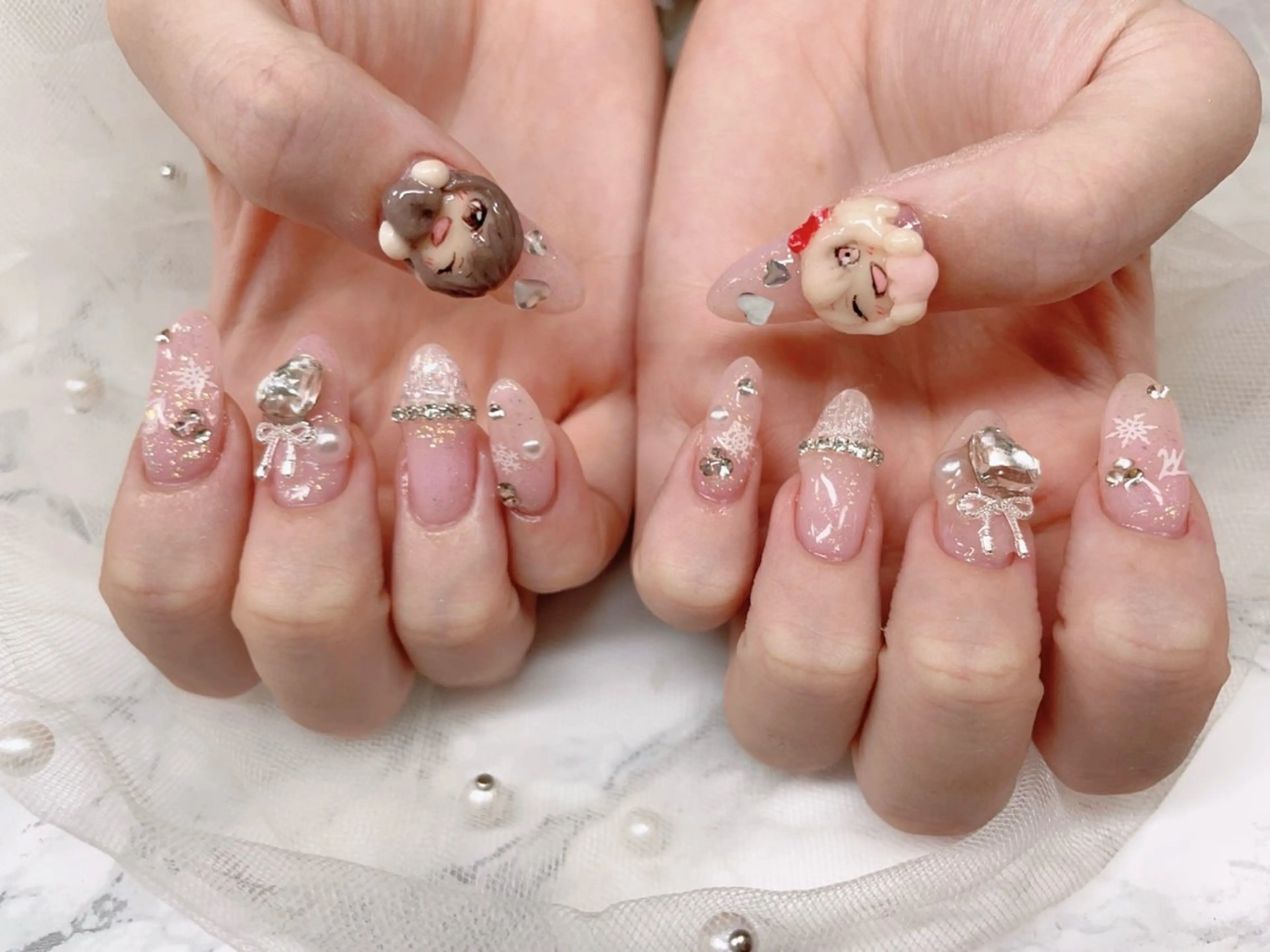 ネイル ハンドネイル ハンドケア Crystal Eye&Nailのマツエク・マツパデザイン