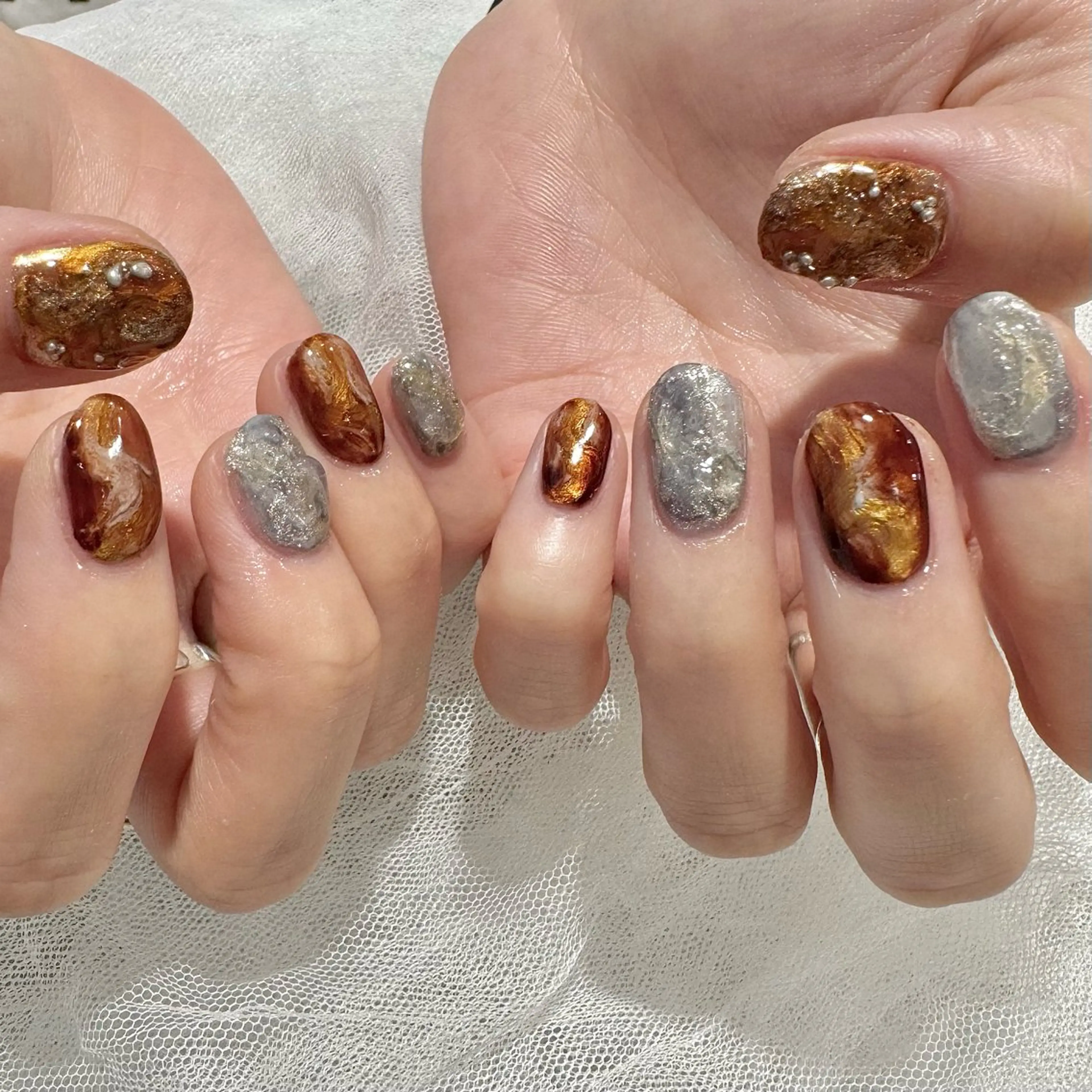 ネイル ハンドネイル 新井 ひなののネイルデザイン