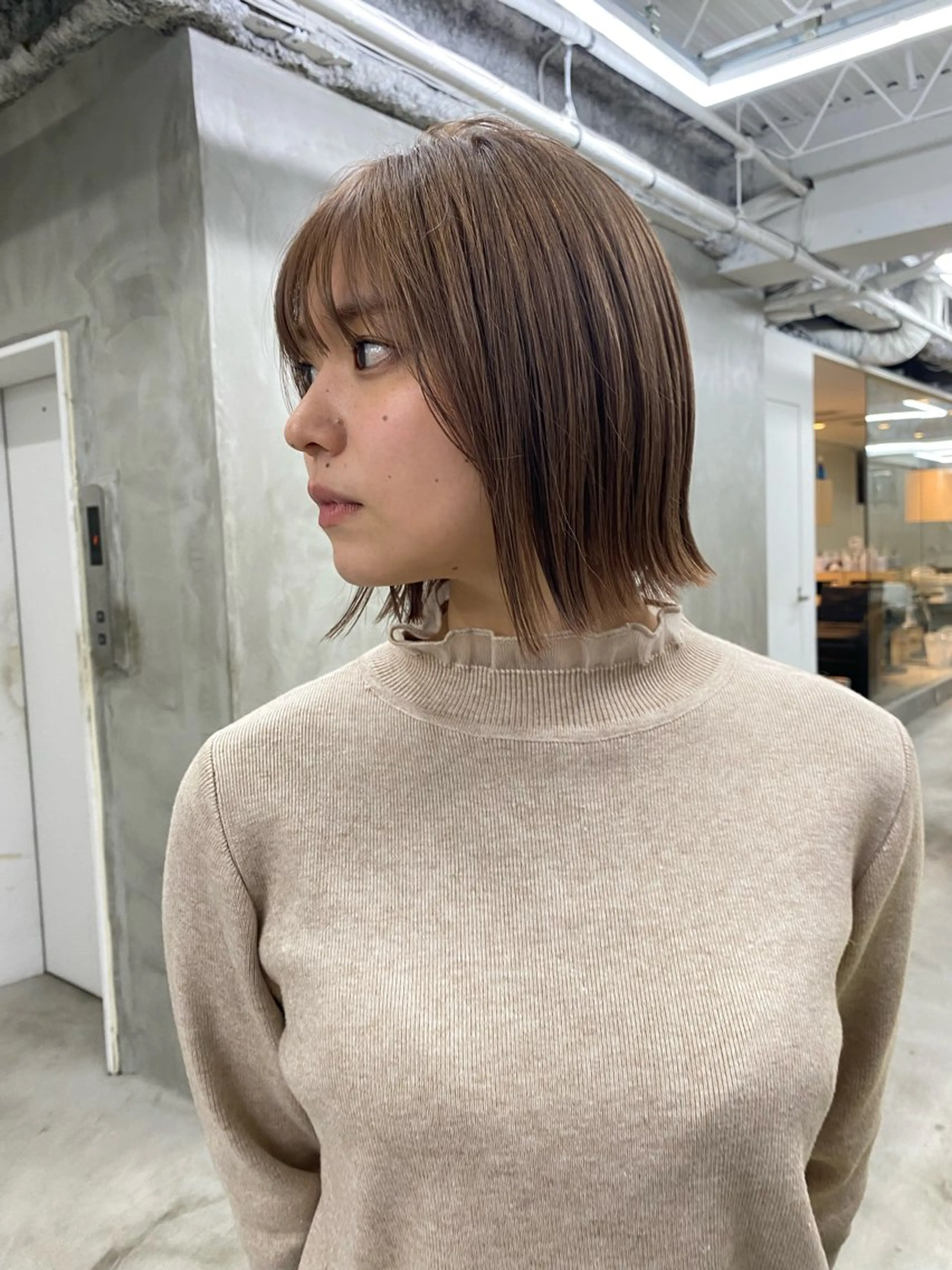 ショート カラー yiye 青山所属・無料カットモデル募集 🌱ひょうがのヘアスタイル