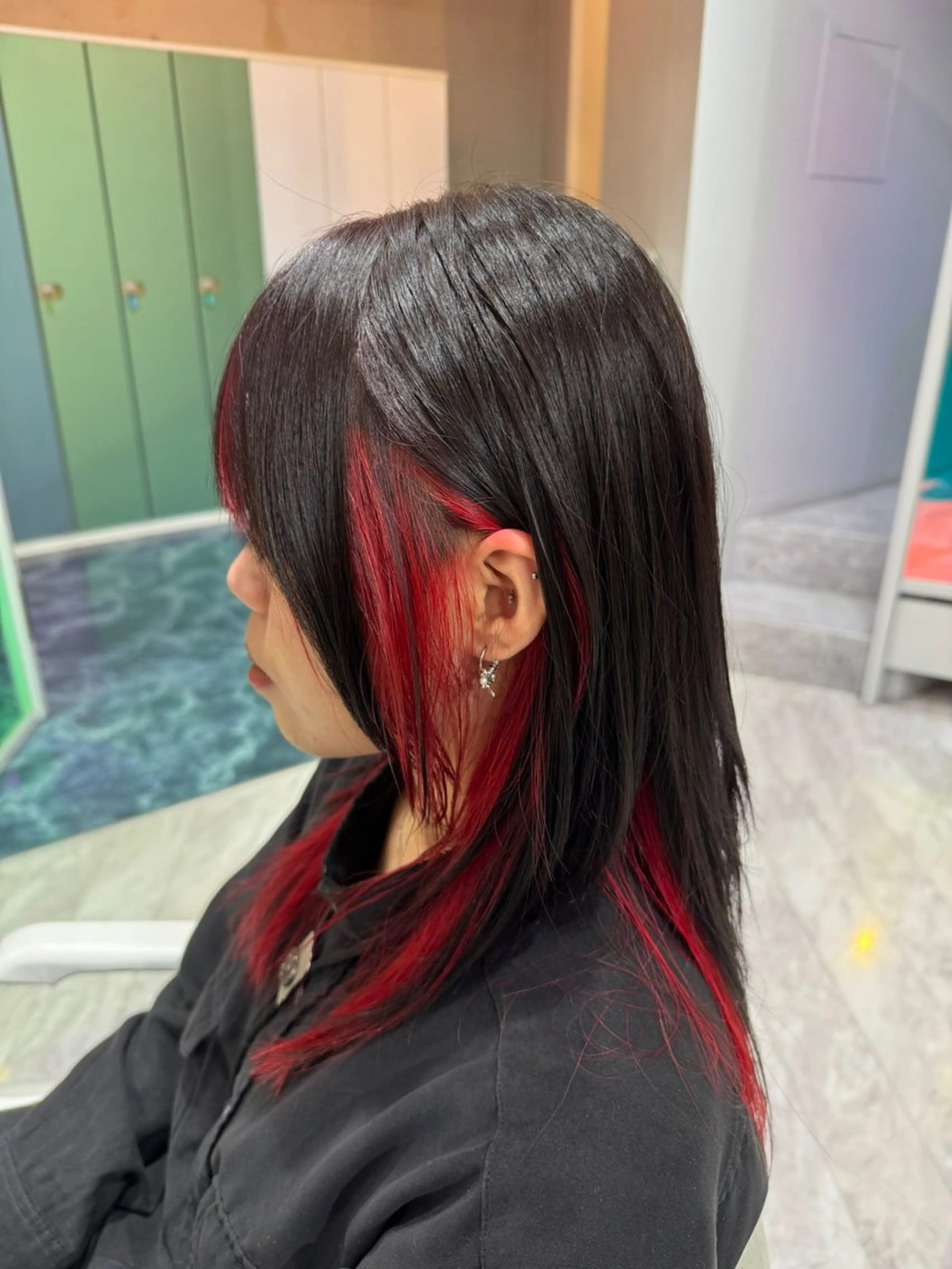 ロング カット メンズ/レイヤー/ 高田優のヘアスタイル