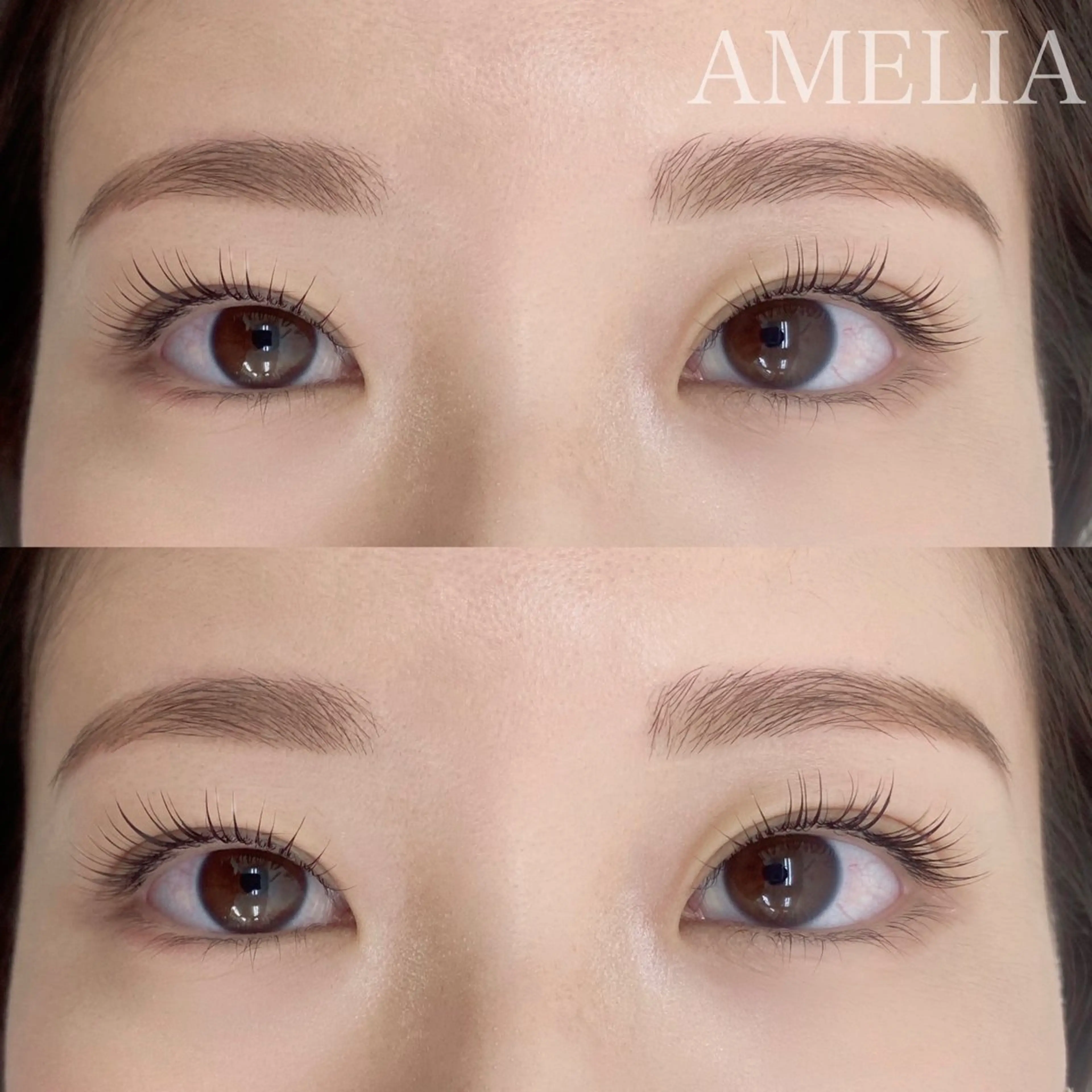 アイブロウ AMELIA Rikakoのマツエク・マツパデザイン