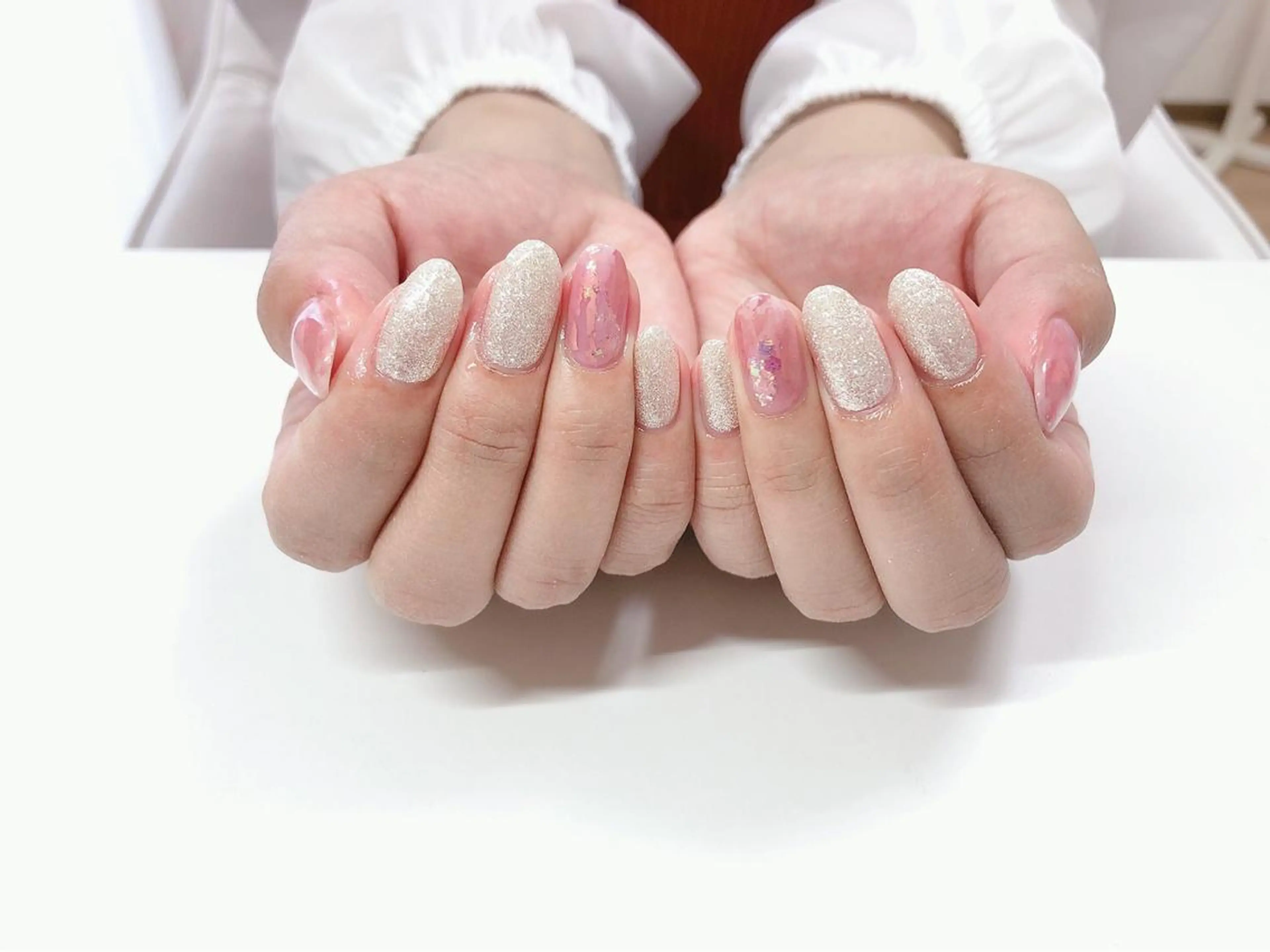 ネイル フットネイル グリーン オフィスネイル ワンカラーネイル 春ネイル Lily Roseスタッフ一同のマツエク・マツパデザイン