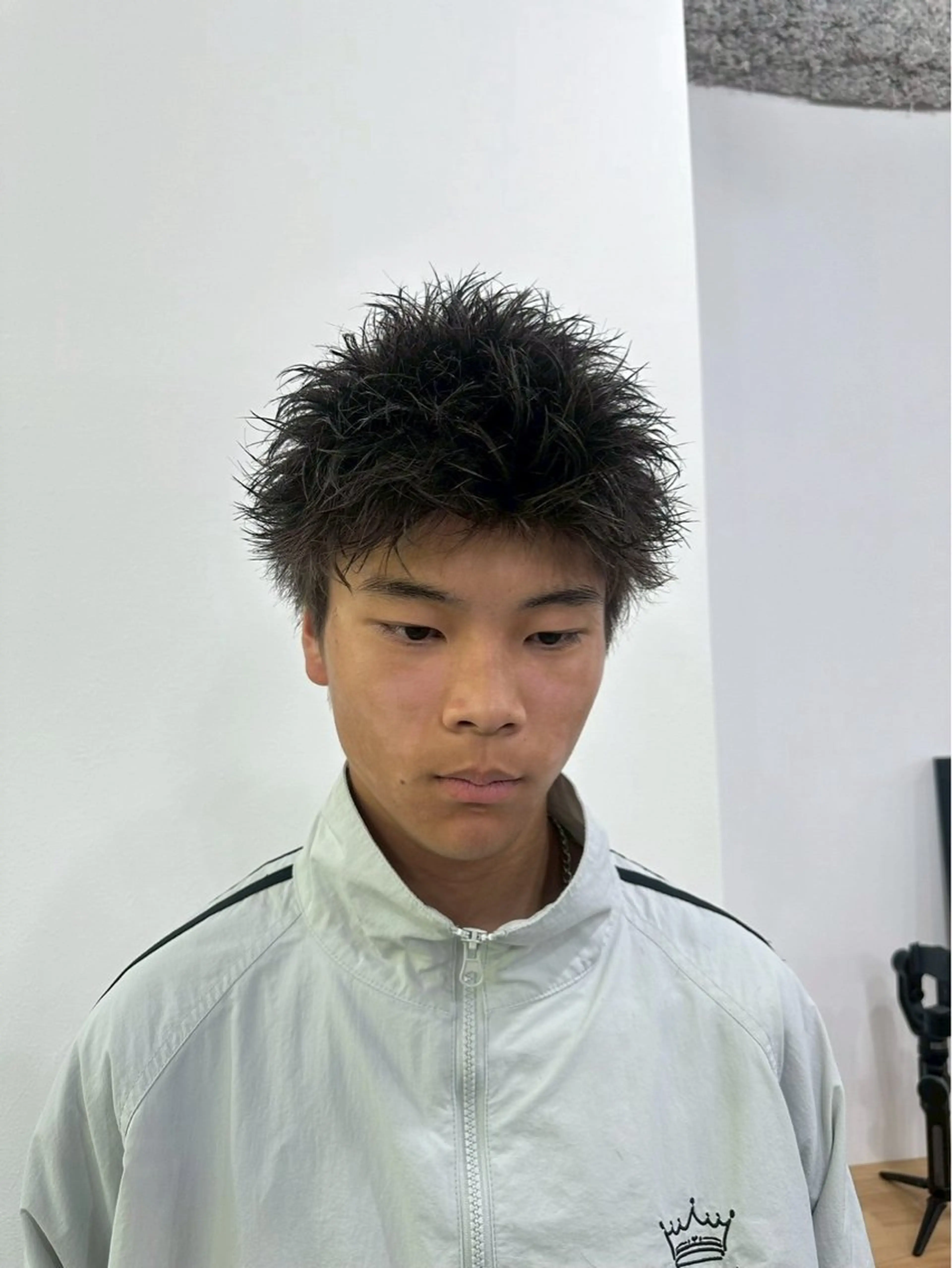 メンズ スパイキーショート メンズ専門/パーマ 特化/栄/北出瑞貴のヘアスタイル