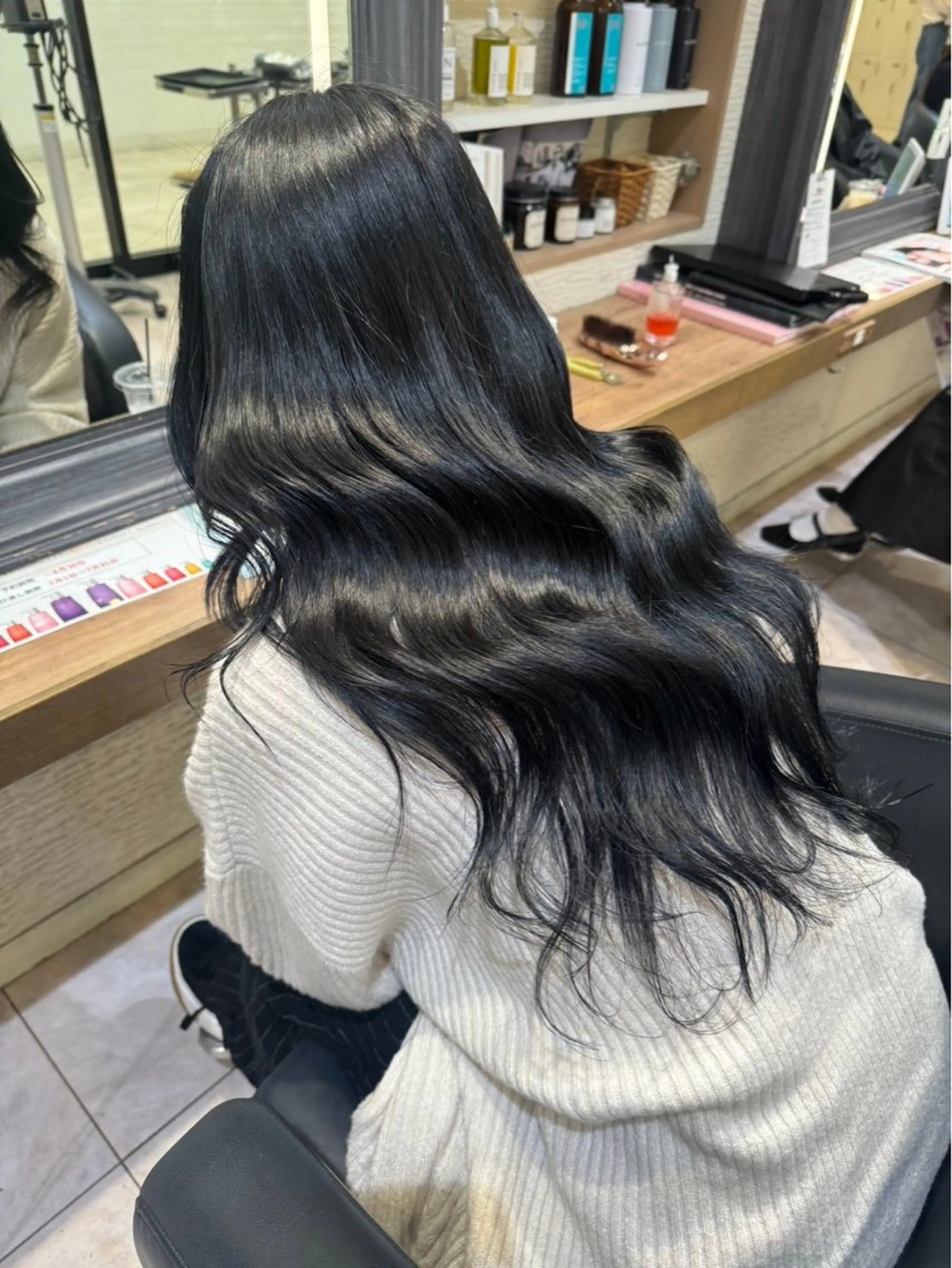 ロング カラー ヘアカラー 赤み消しカラー🌱 YUZUKI🫧のヘアスタイル