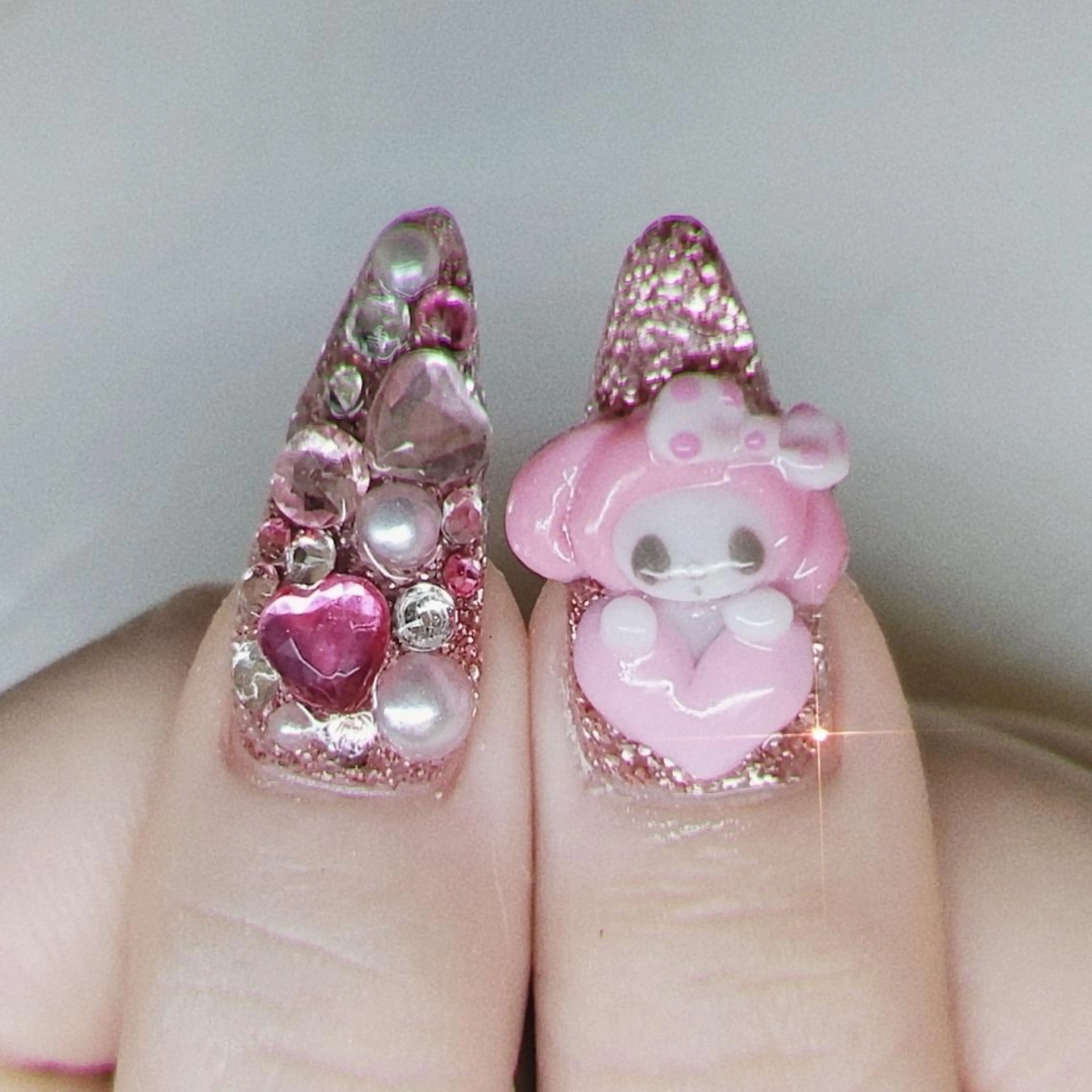 ロング クロキ 。のネイルデザイン