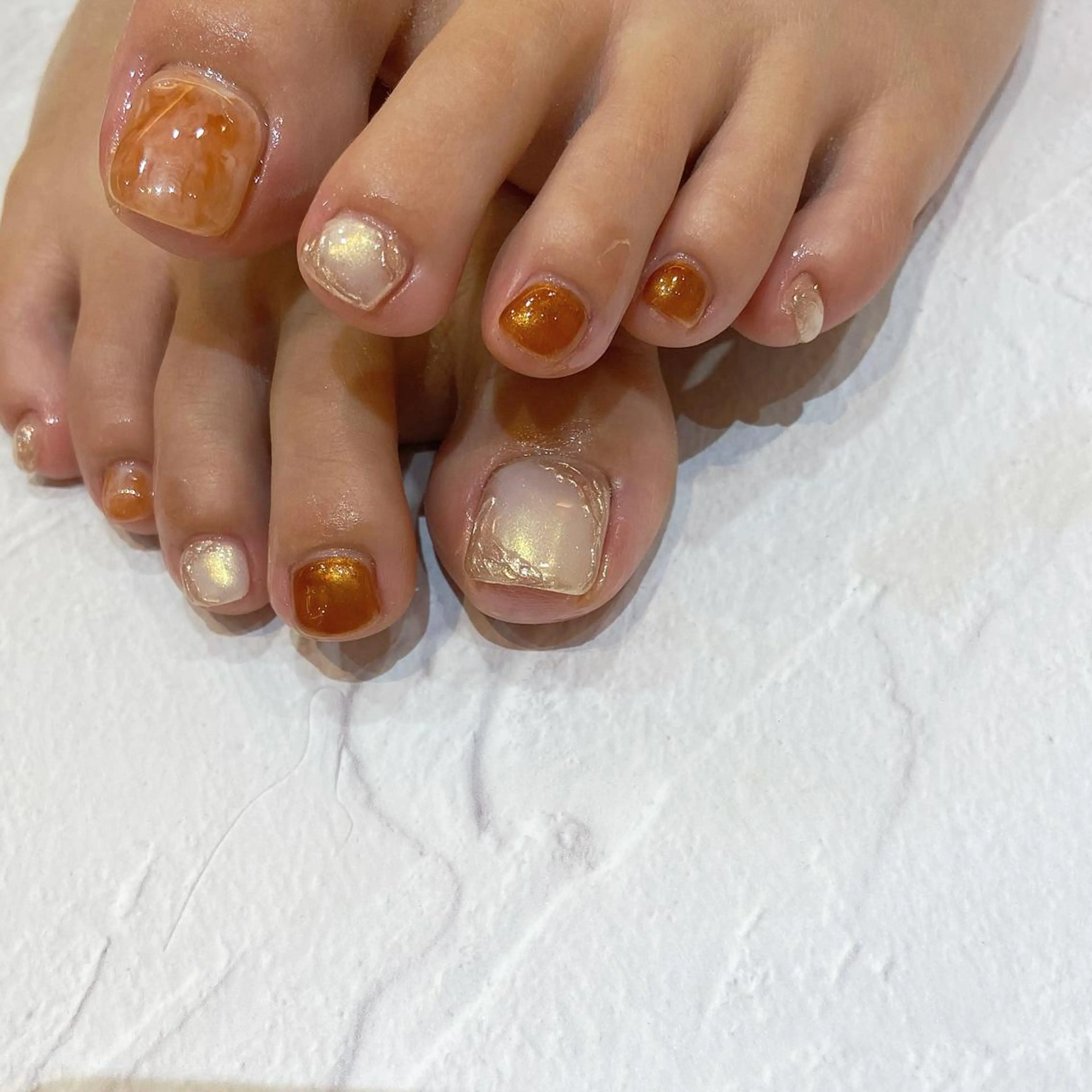 ネイル 𝕄𝕚𝕪𝕦🤍 自由が丘⌇パラジェルのネイルデザイン